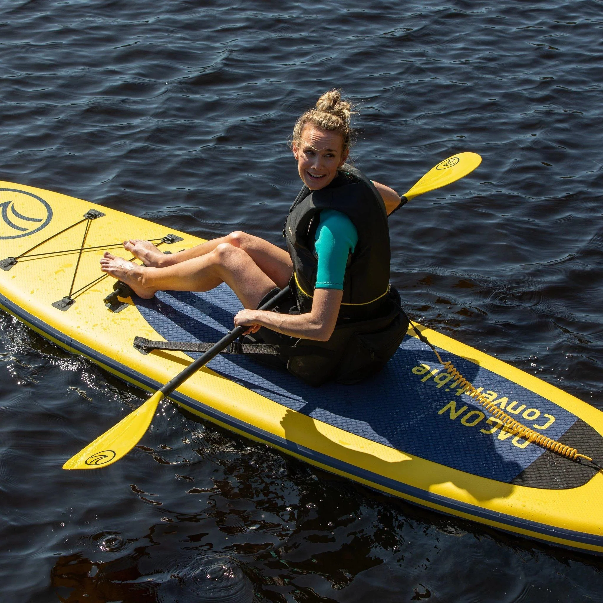 Dagon 10ft Inflatable Stand-up Paddleboard Package - Image 5