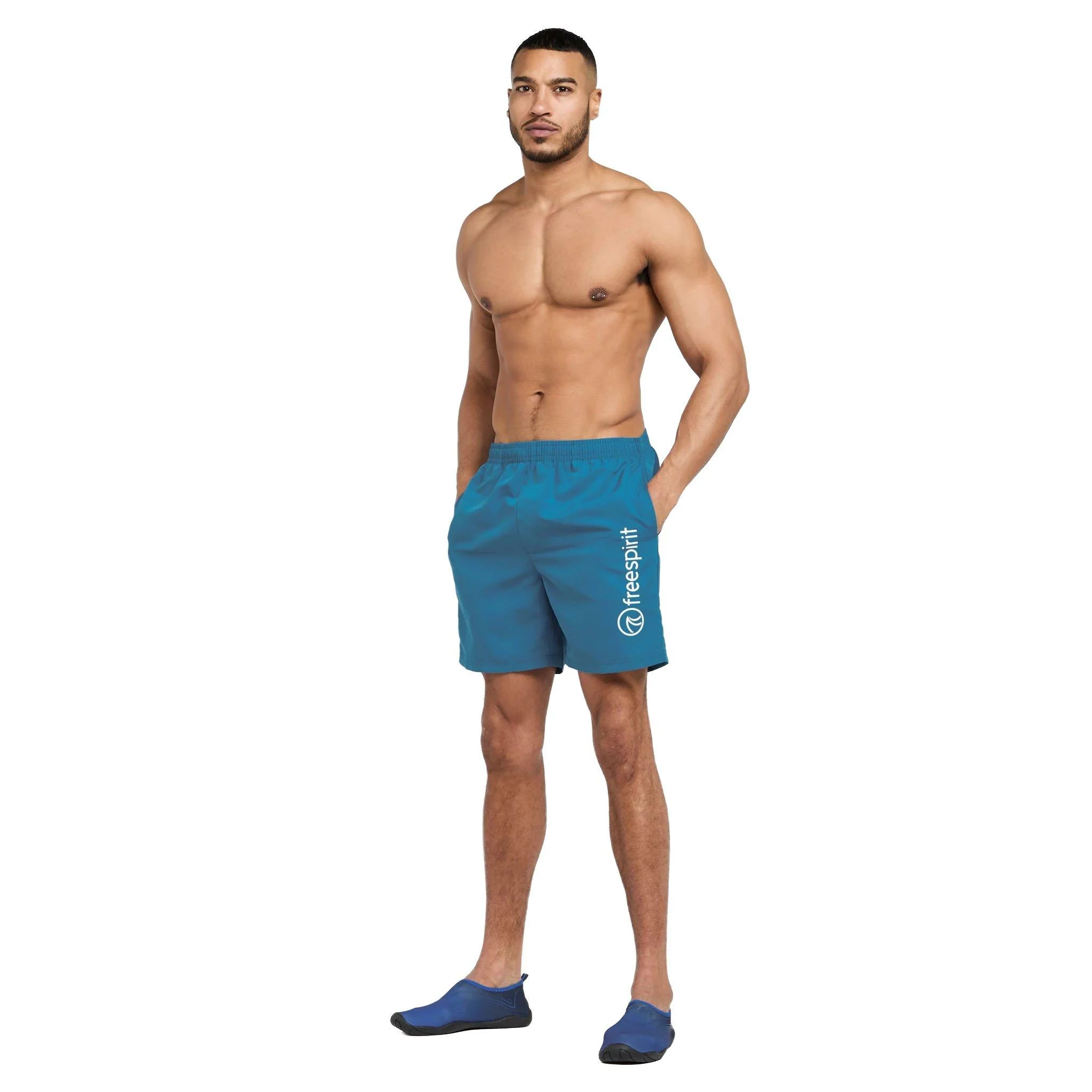 Men’s Swimming Shorts - Blue - Image 5