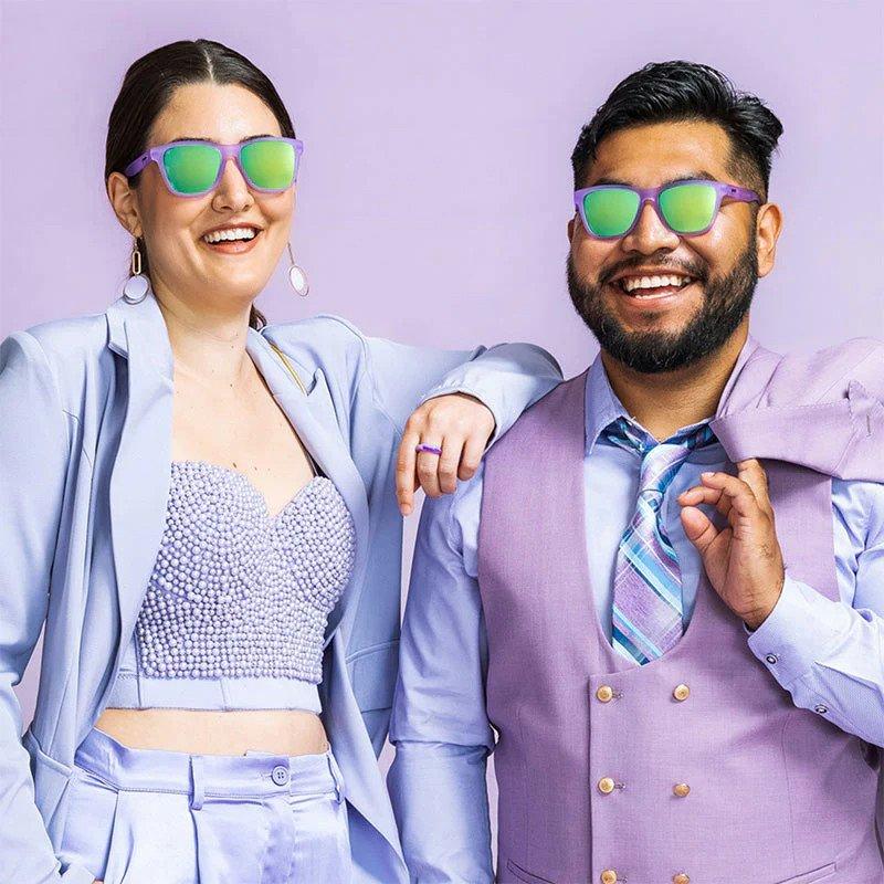 Unisex Lilac It Like That Sunglasses - Purple - Image 3