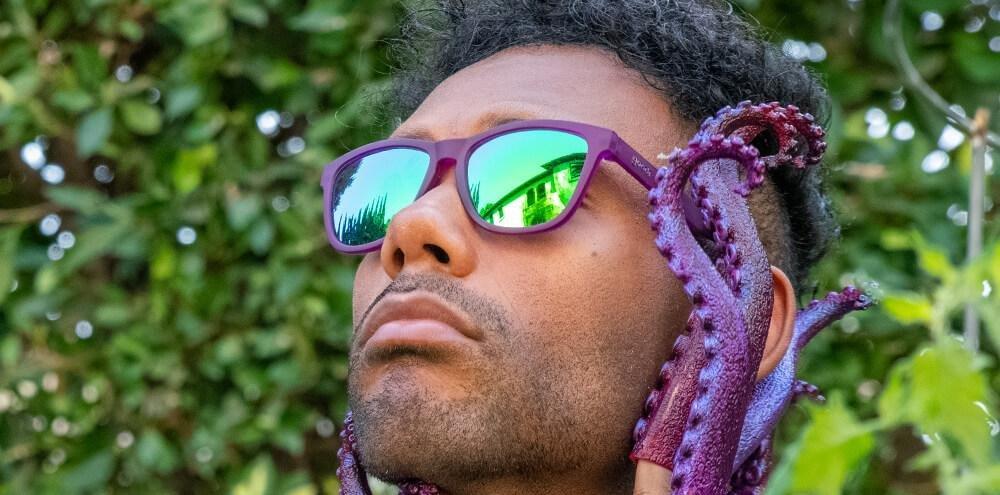 Gardening with a Kraken Sunglasses - Purple - Image 3