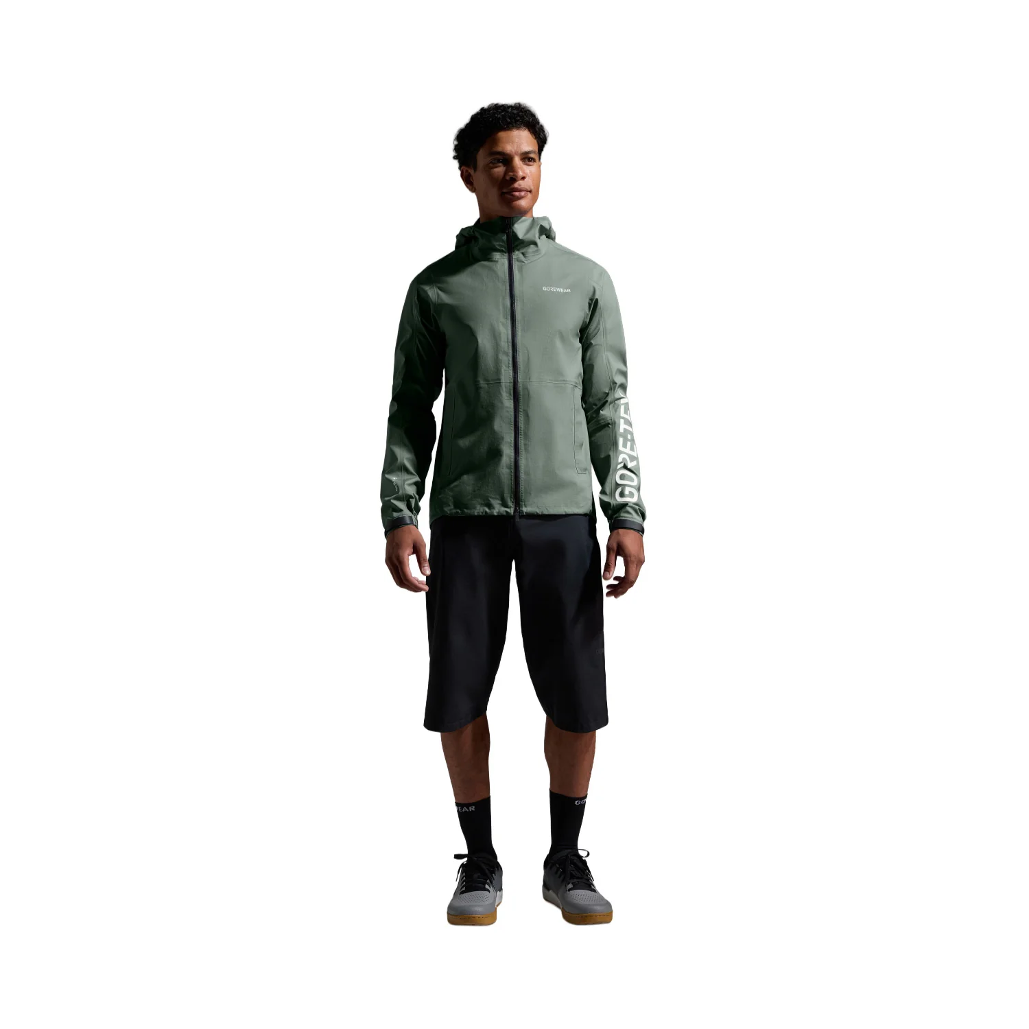Men's Lupra 2.0 GORE-TEX Hooded Logo Jacket - Green - Image 4