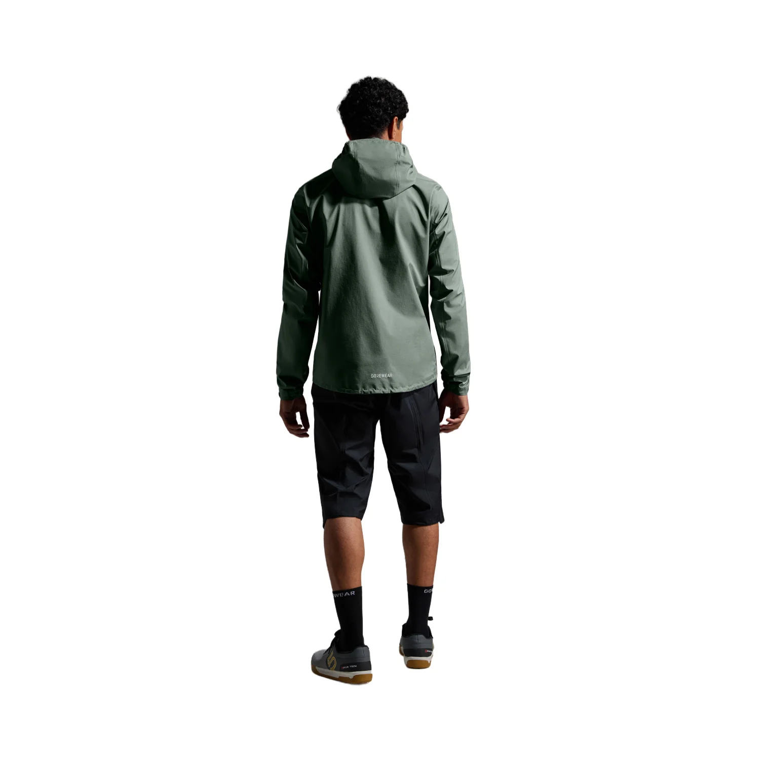 Men's Lupra 2.0 GORE-TEX Hooded Logo Jacket - Green - Image 5