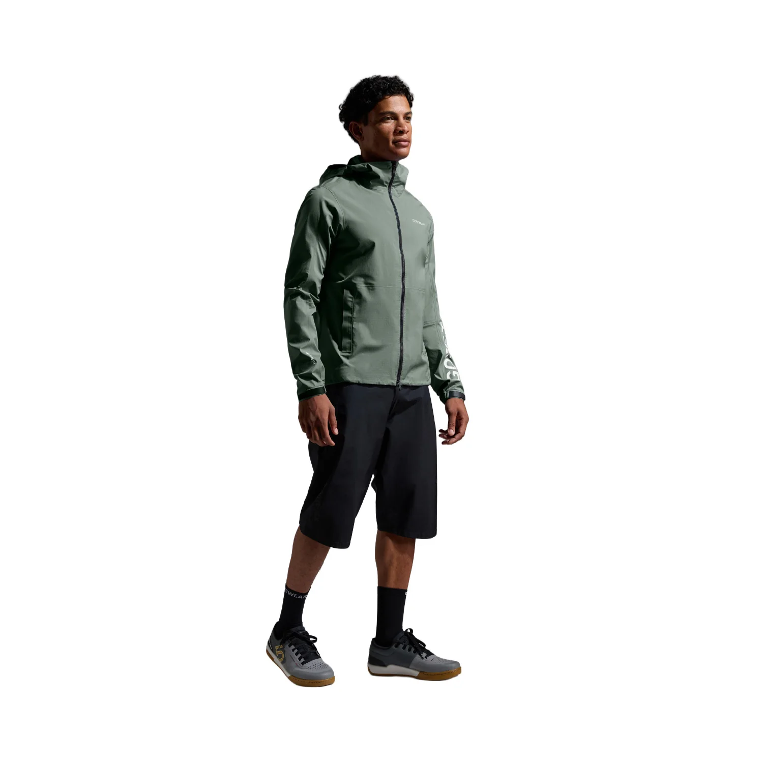 Men's Lupra 2.0 GORE-TEX Hooded Logo Jacket - Green - Image 6
