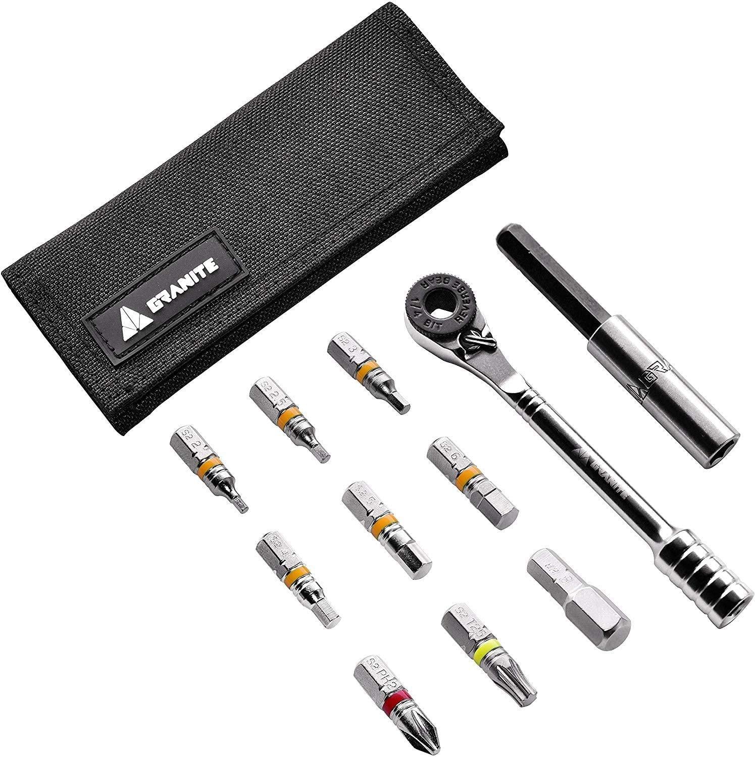ROCKnROLL Bike Repair Tool Set - Black