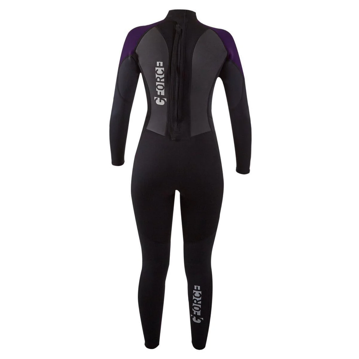 Women's GForce 3mm Wetsuit - Black/Mulberry - Image 2