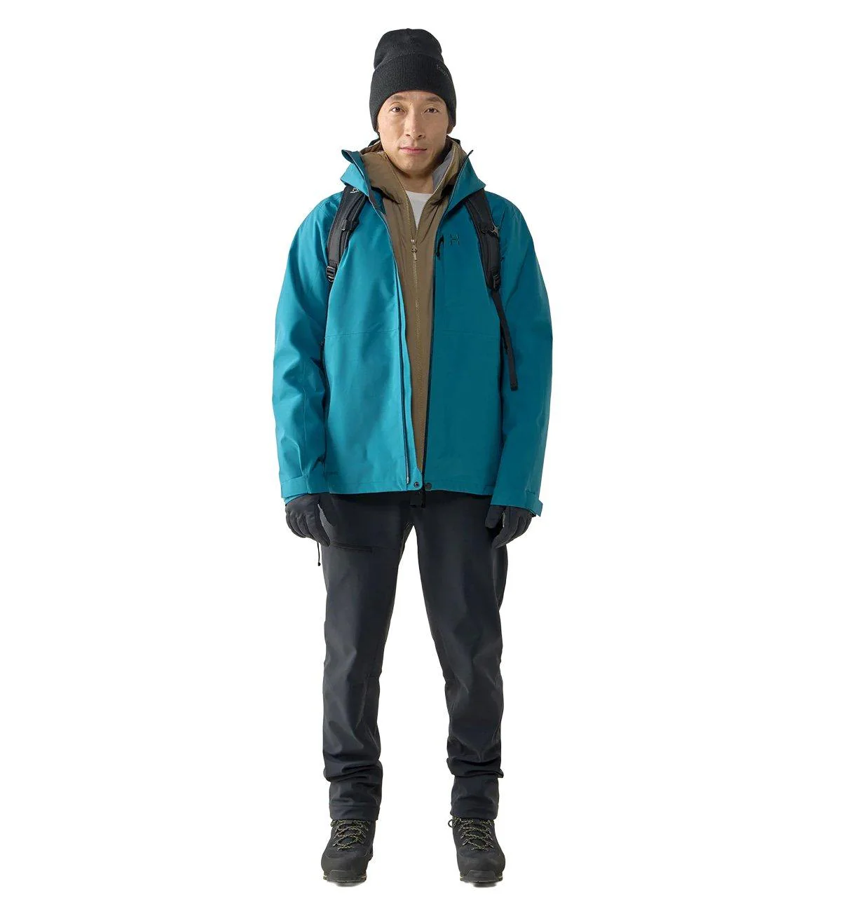 Men's Front Proof II Waterproof Jacket - Teal - Image 8