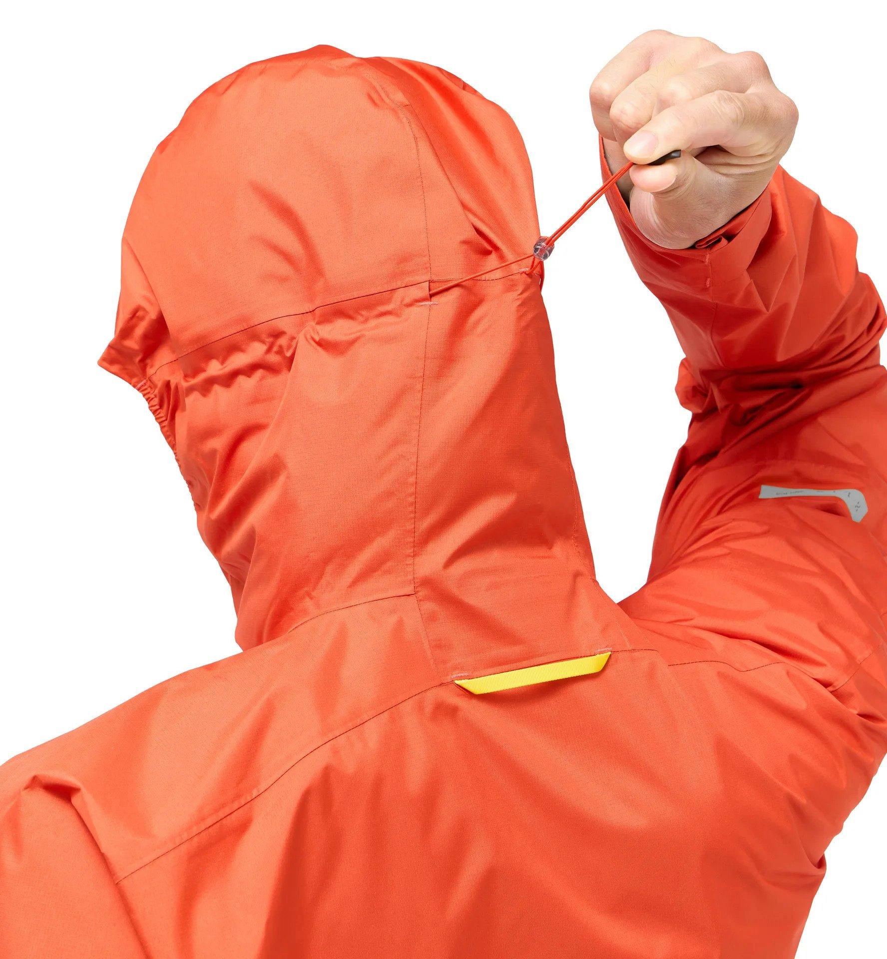 Men's LIM Airak 2.5L Waterproof Jacket - Orange - Image 6