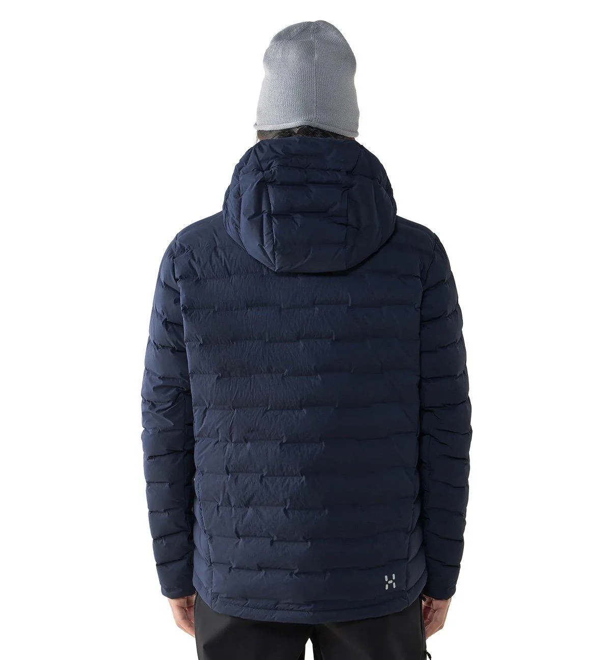 Men's Spitz Down Hooded Jacket - Navy - Image 4