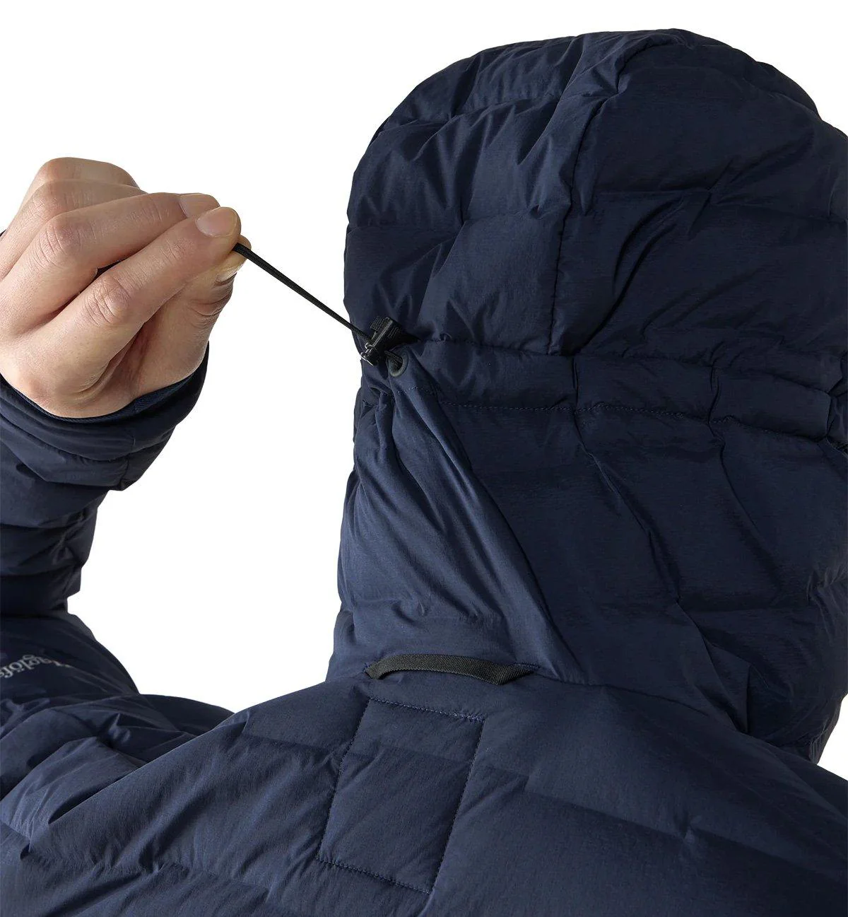 Men's Spitz Down Hooded Jacket - Navy - Image 5
