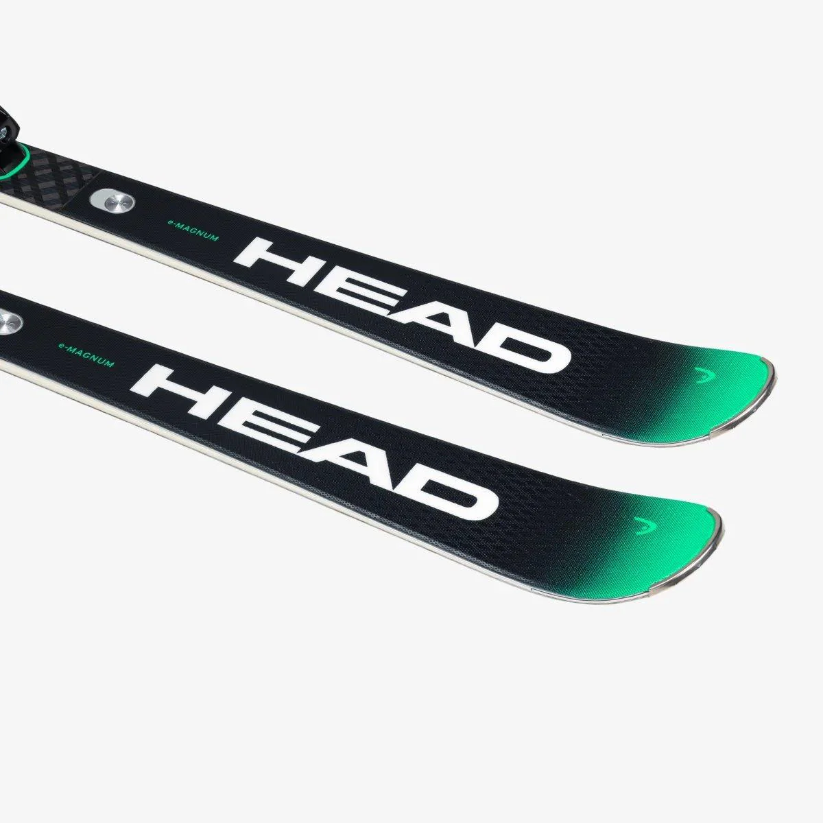 Men's Supershape e-Magnum Skis + PRD 12 Binding - Black / Green - Image 2