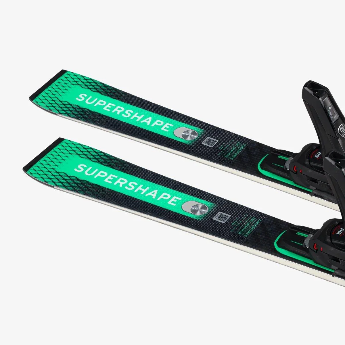 Men's Supershape e-Magnum Skis + PRD 12 Binding - Black / Green - Image 3