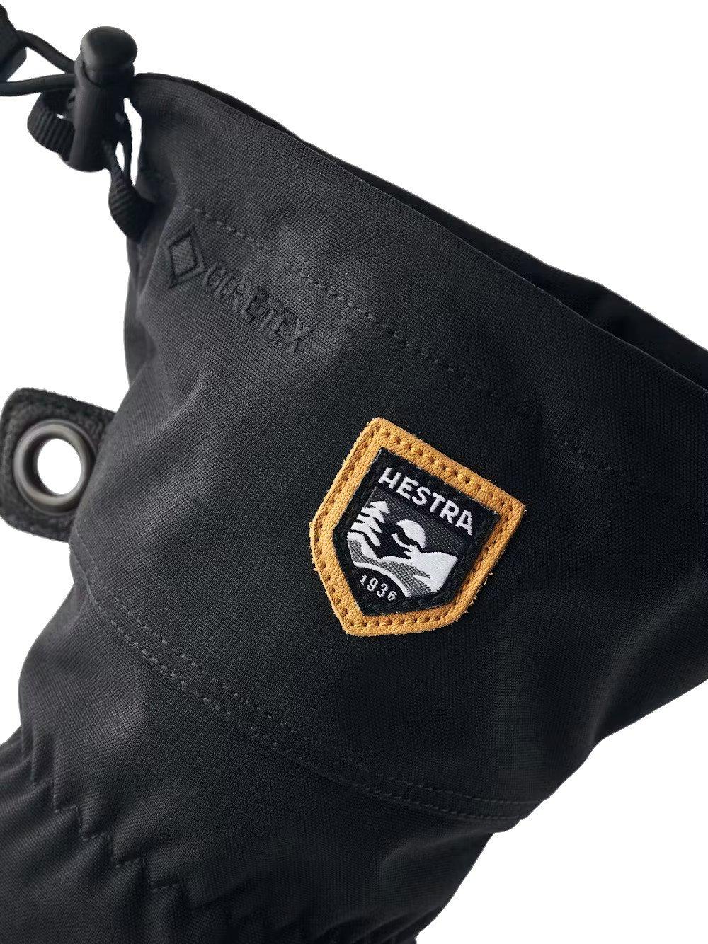 Men's Army Leather GORE-TEX Gloves - Black - Image 6