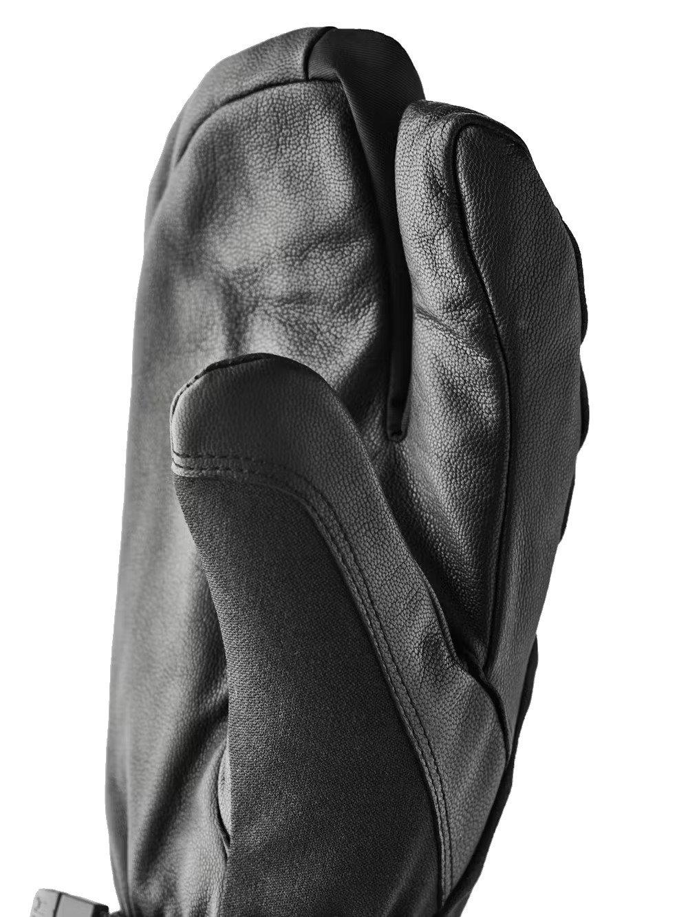 Men's CZone Mountain 3-Finger Ski Gloves - Black - Image 3