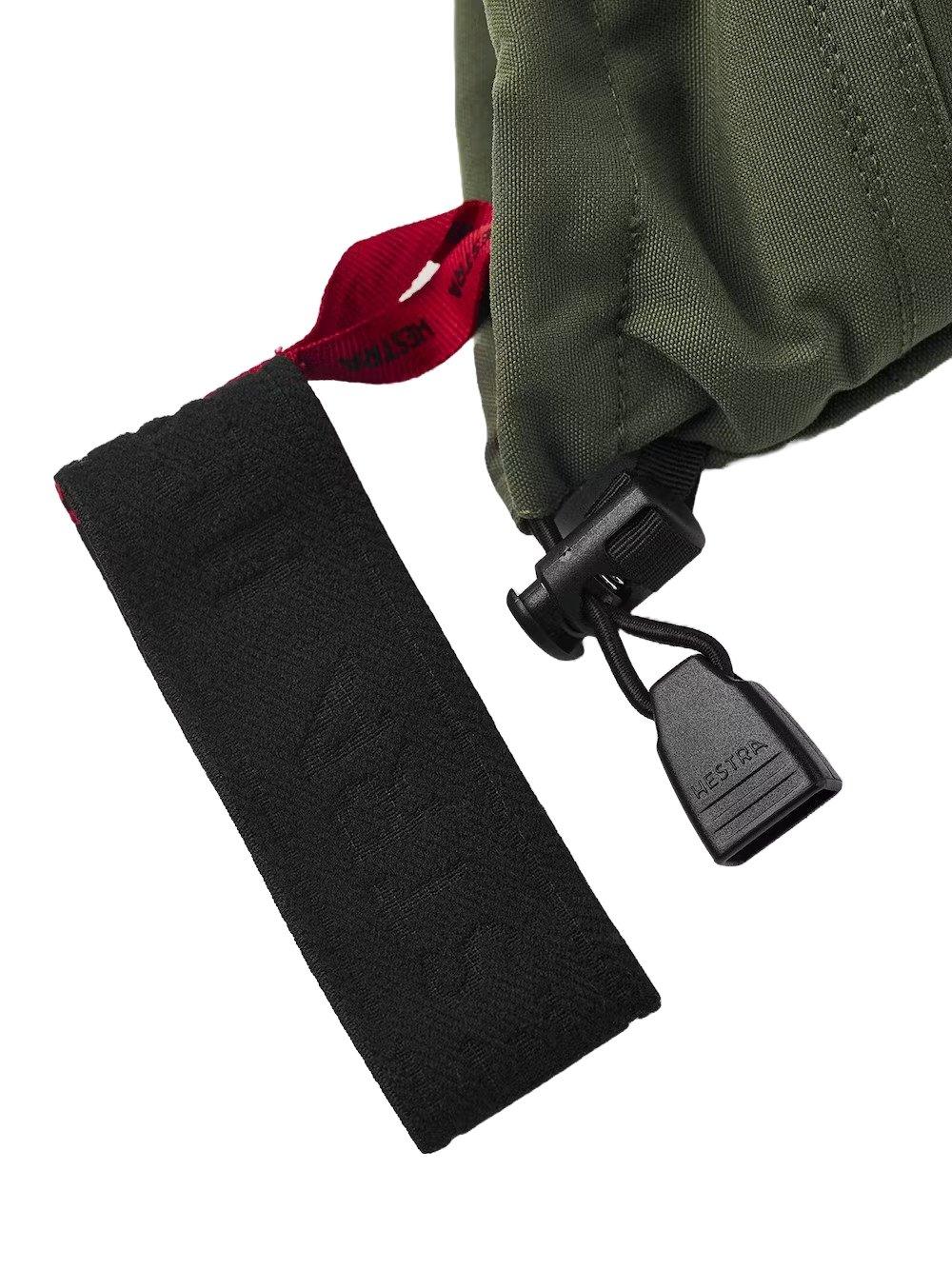 Men's Army Leather Heli Ski Gloves - Olive - Image 4