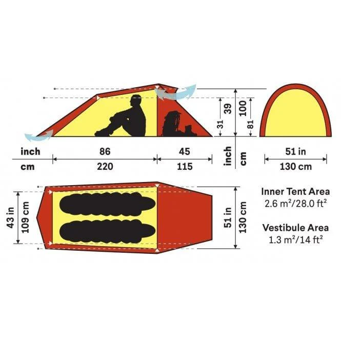 Nallo 2-Person Tent - Green - Image 2
