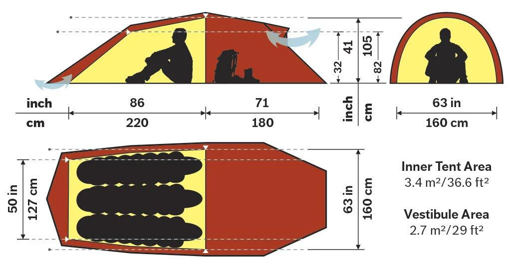 Nallo 3 Man GT Tent - Image 3