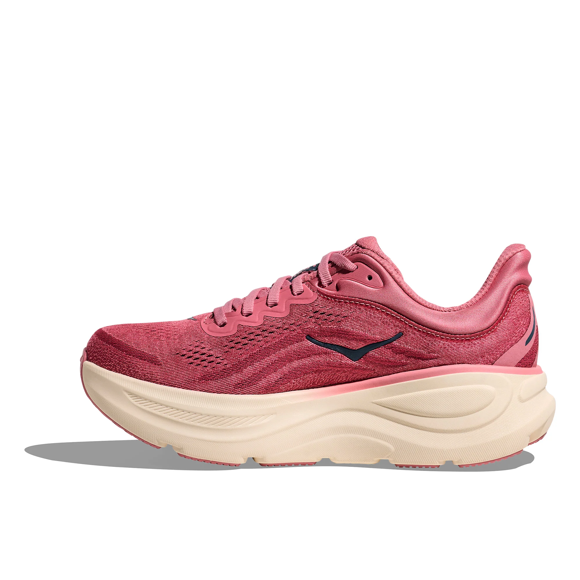 Women's Bondi 9 Road Running Shoes (Wide) - Pink - Image 2