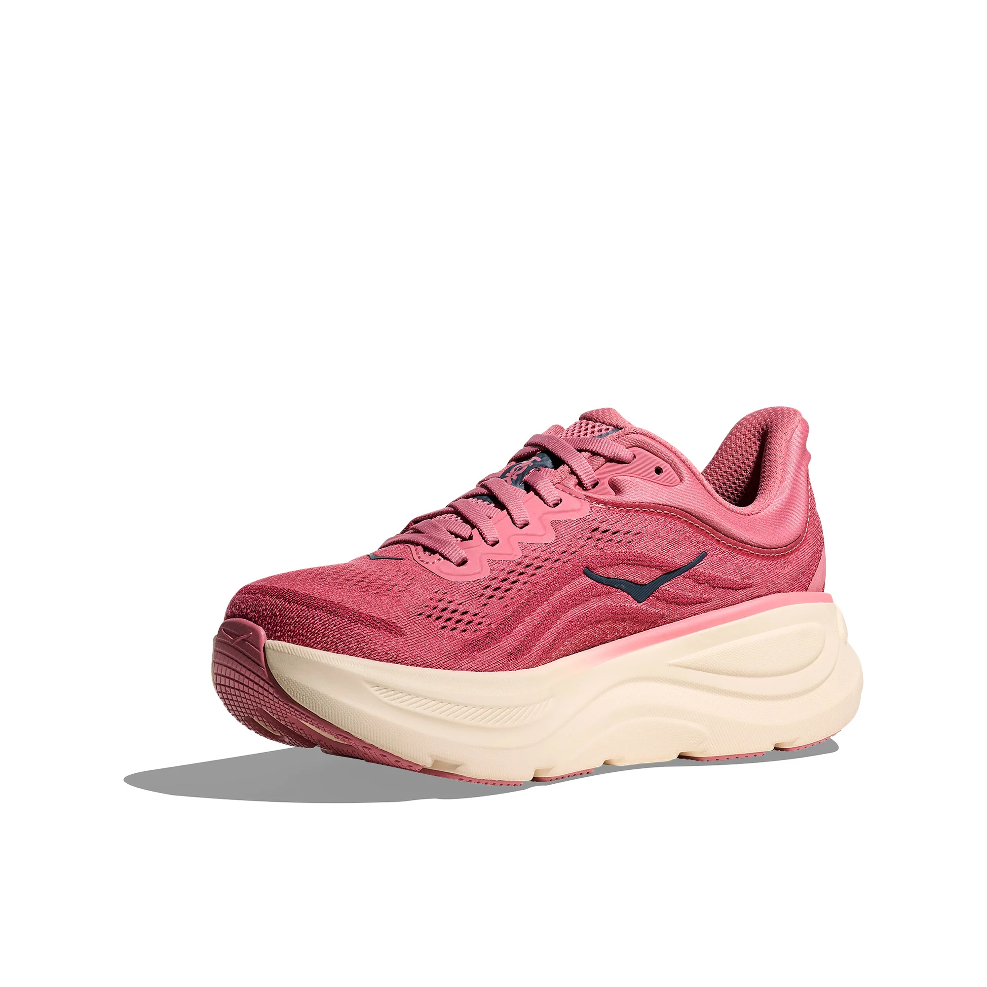 Women's Bondi 9 Road Running Shoes (Wide) - Pink - Image 4
