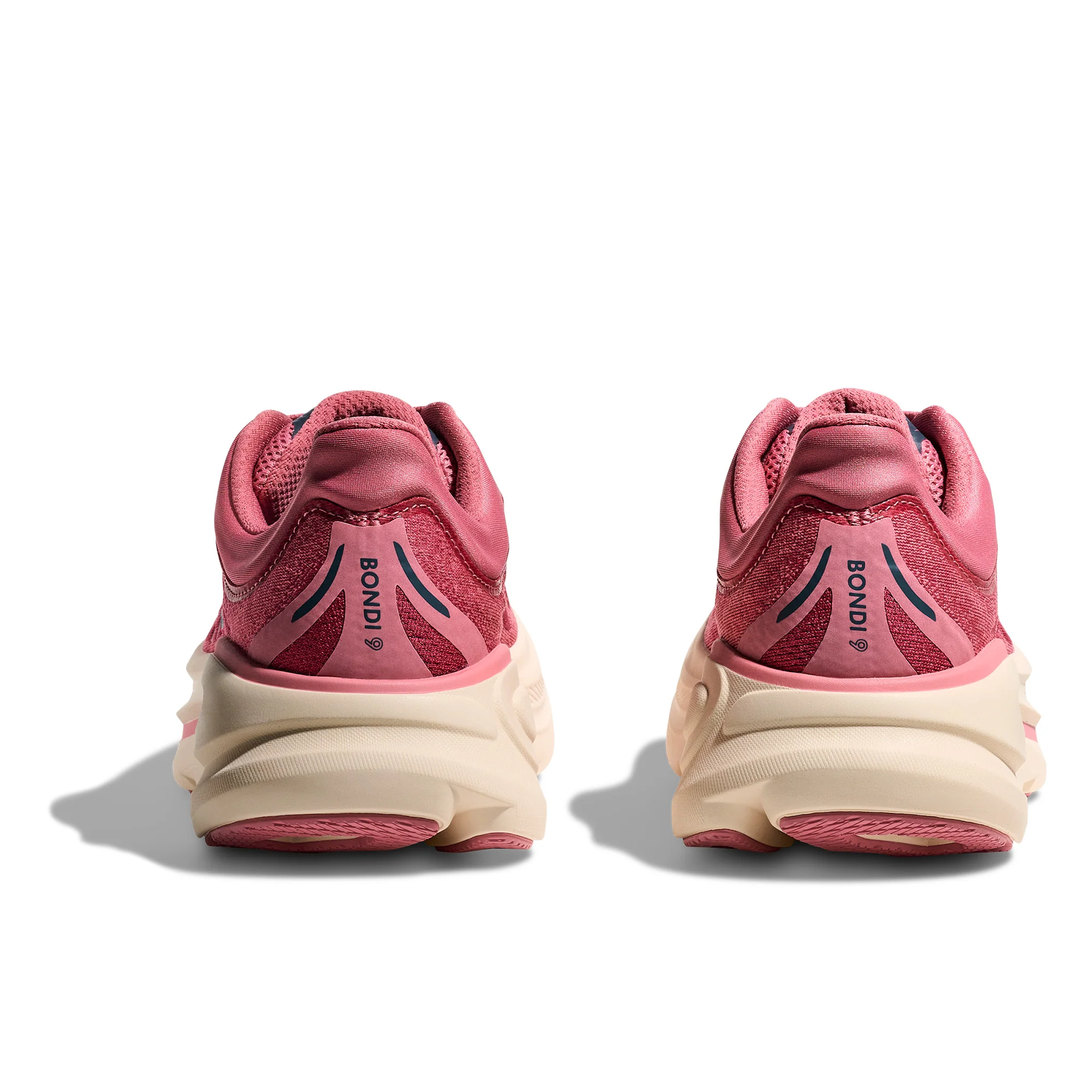 Women's Bondi 9 Road Running Shoes (Wide) - Pink - Image 8