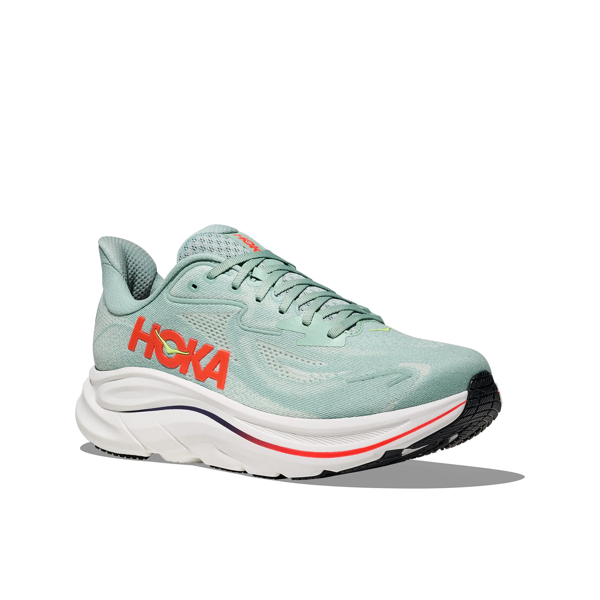 Men's Clifton 10 Road Running Shoes - Green - Image 3