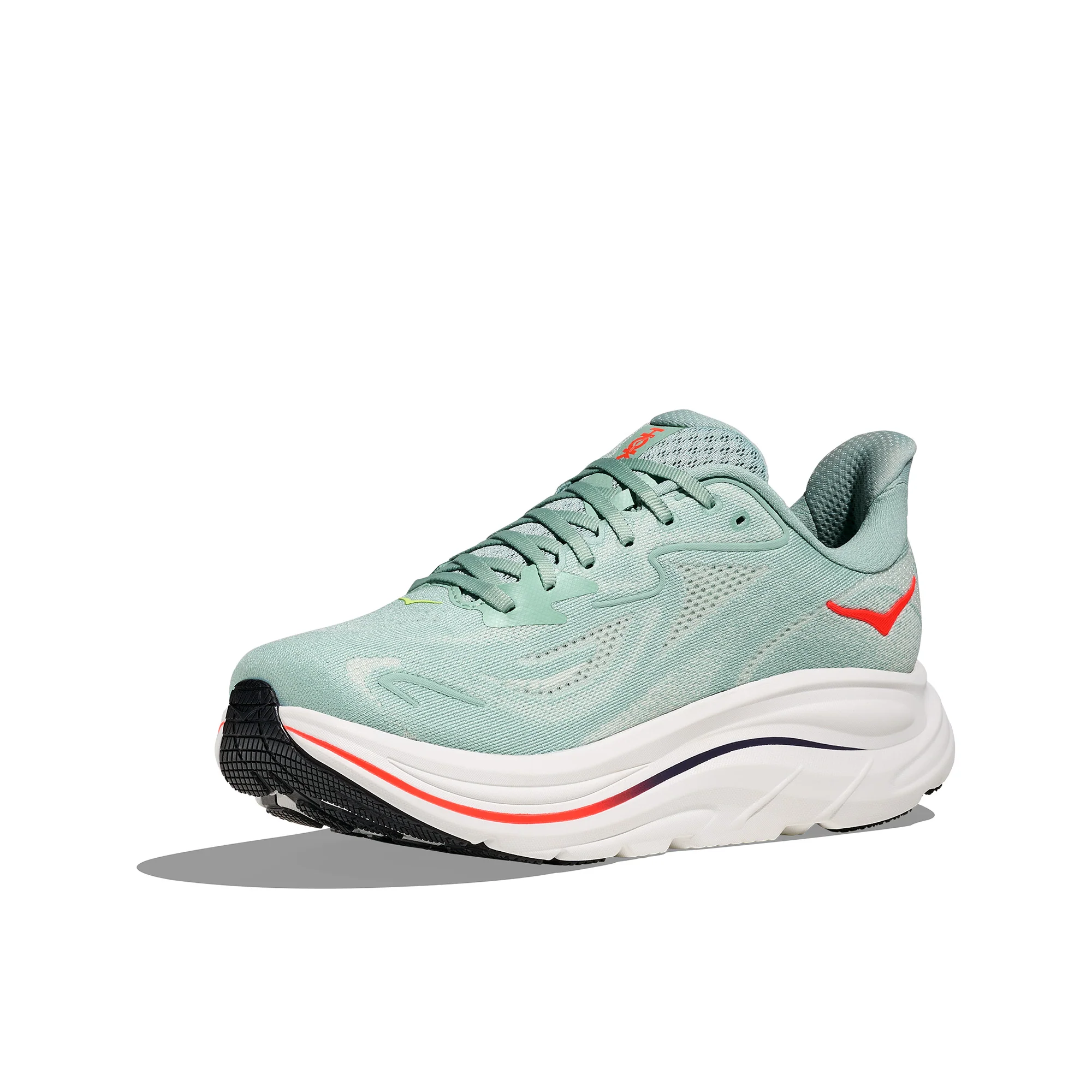 Men's Clifton 10 Road Running Shoes - Green - Image 4