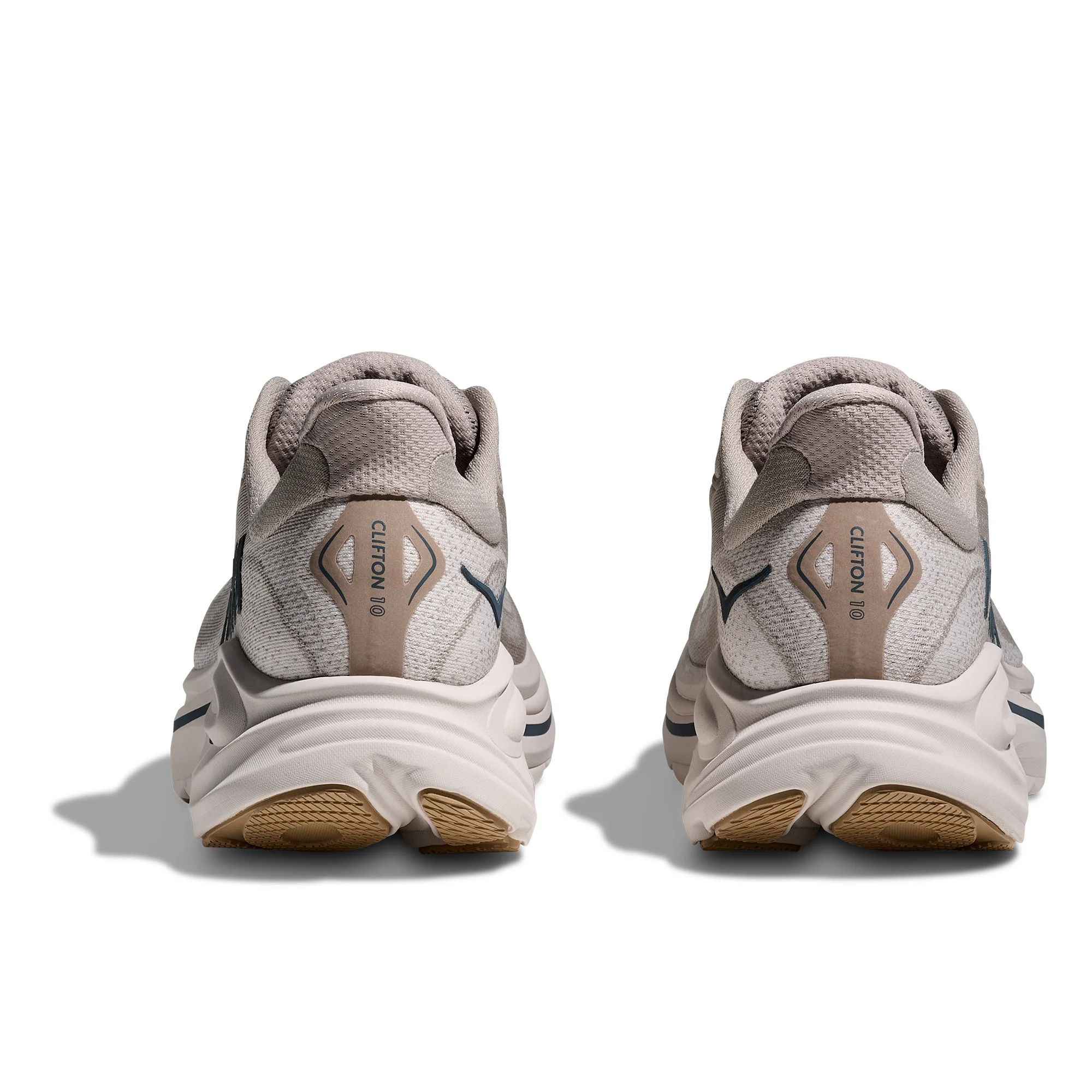 Men's Clifton 10 Road Running Shoes - Grey - Image 8