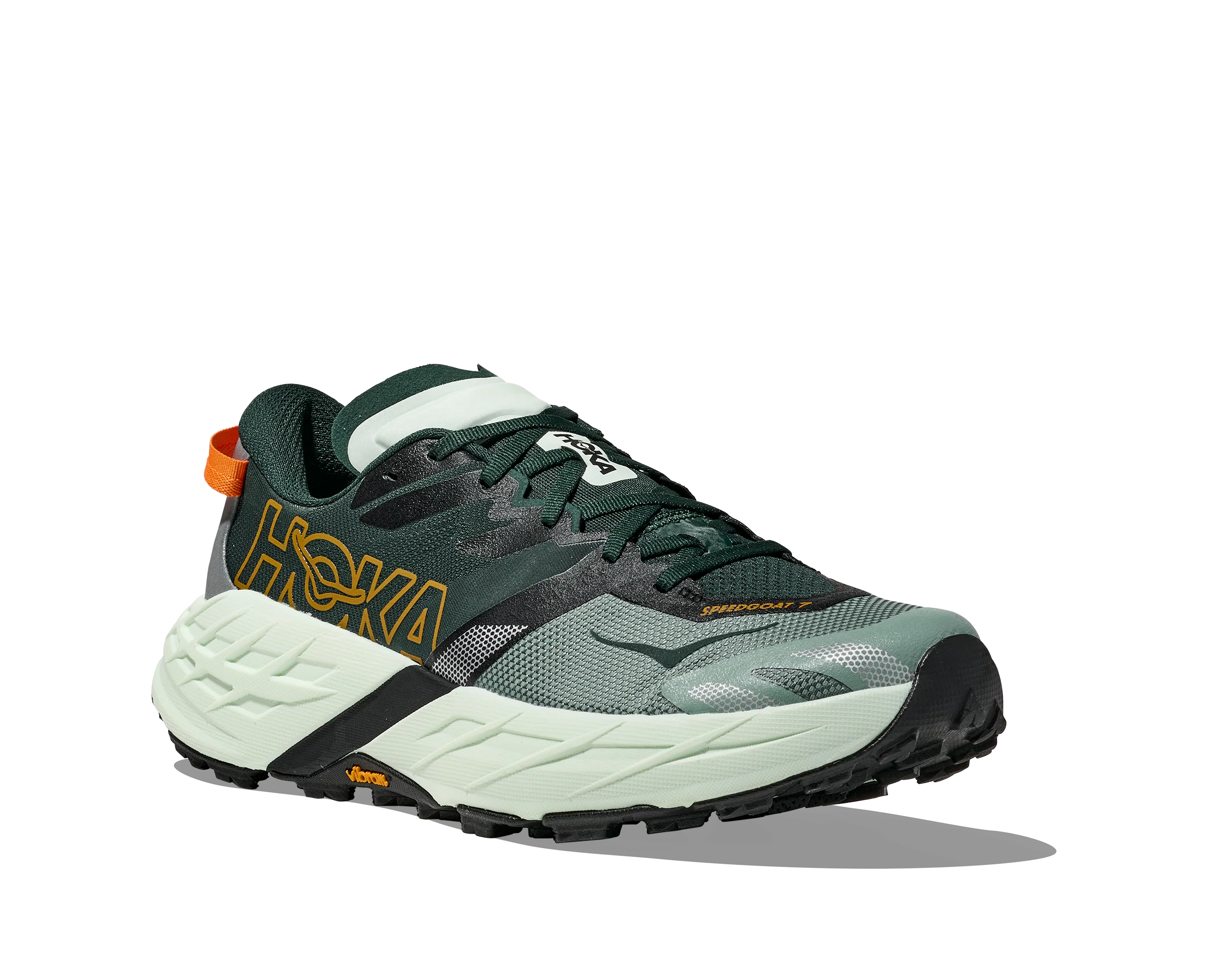 Men's Speedgoat 7 Trail Running Shoes - Green - Image 2