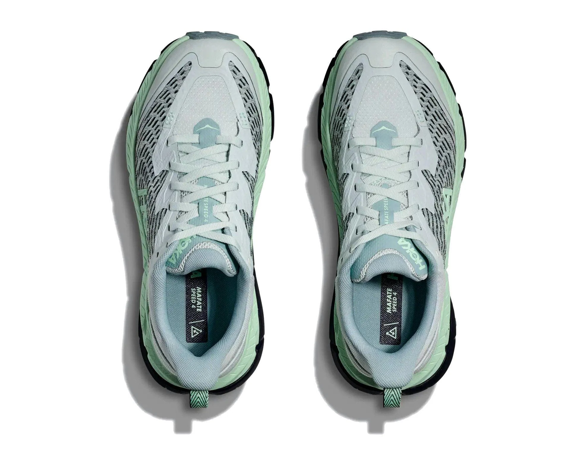 Women's Mafate Speed 4 Trail Running Trainers - Mint - Image 2