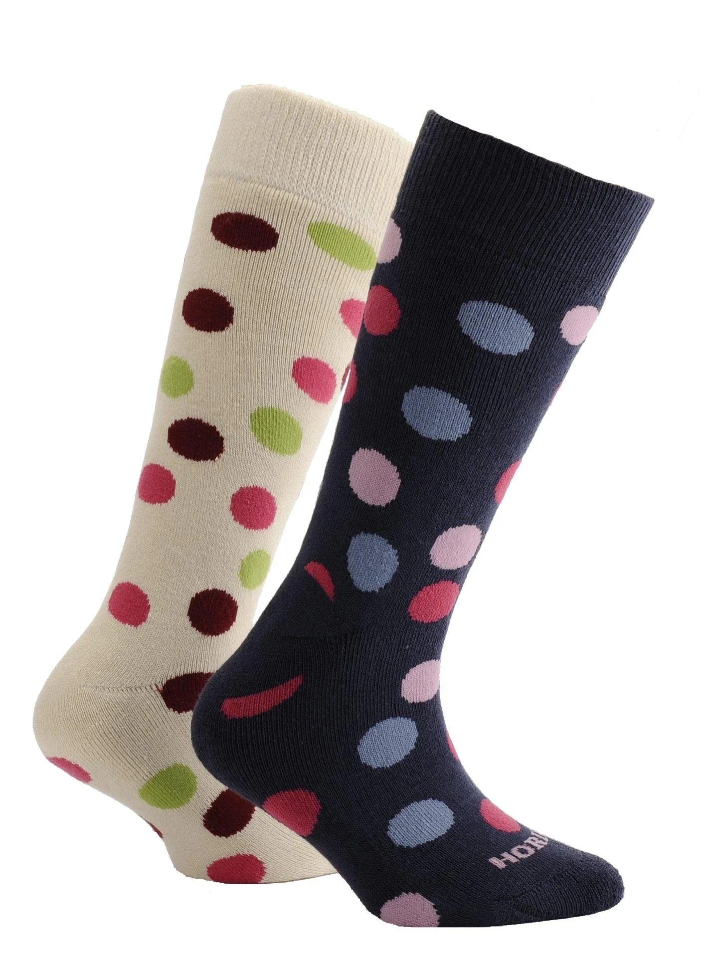 Kids Sock 2 Pack - Cream/Ink