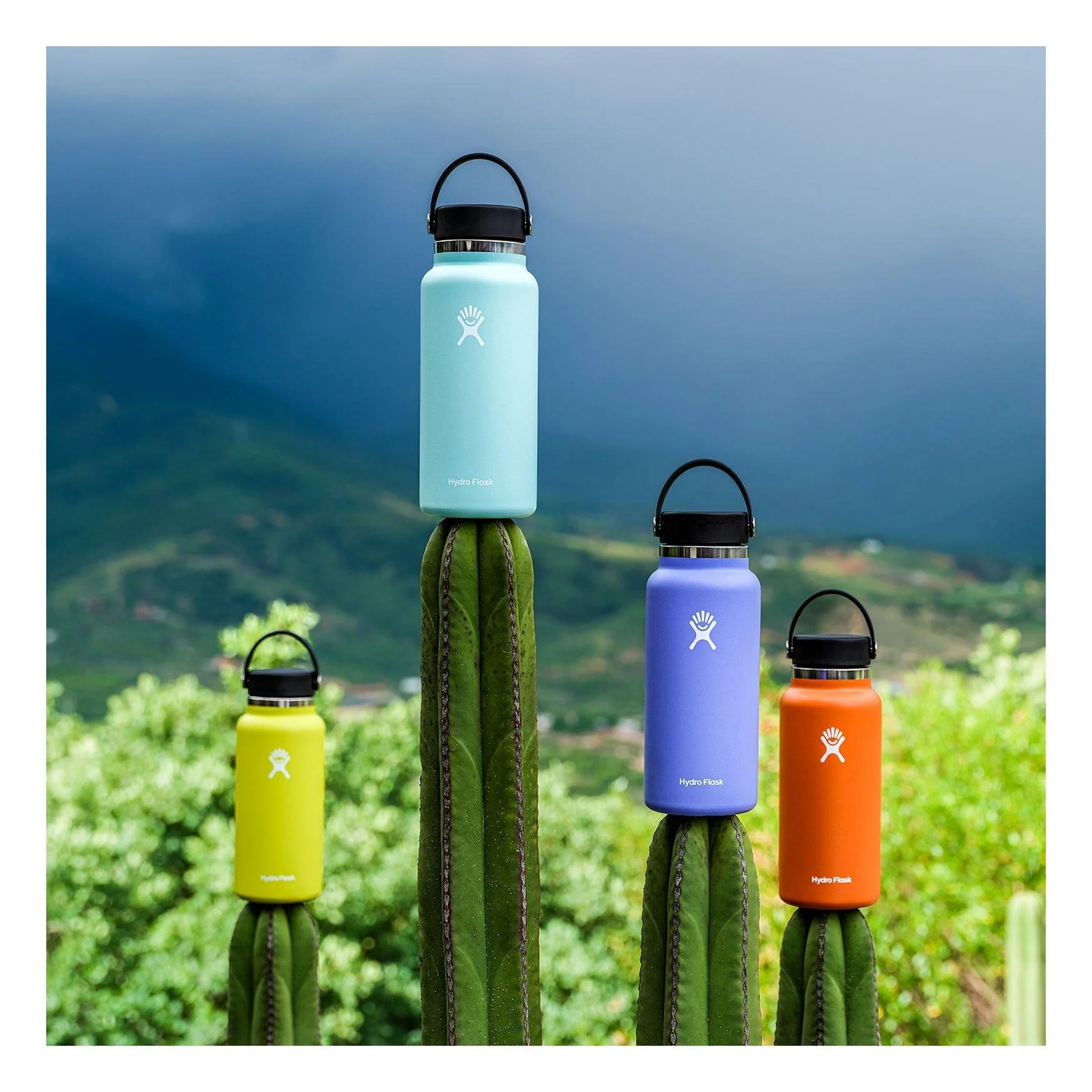 32 oz Wide Mouth Water Bottle - Dew Blue - Image 4