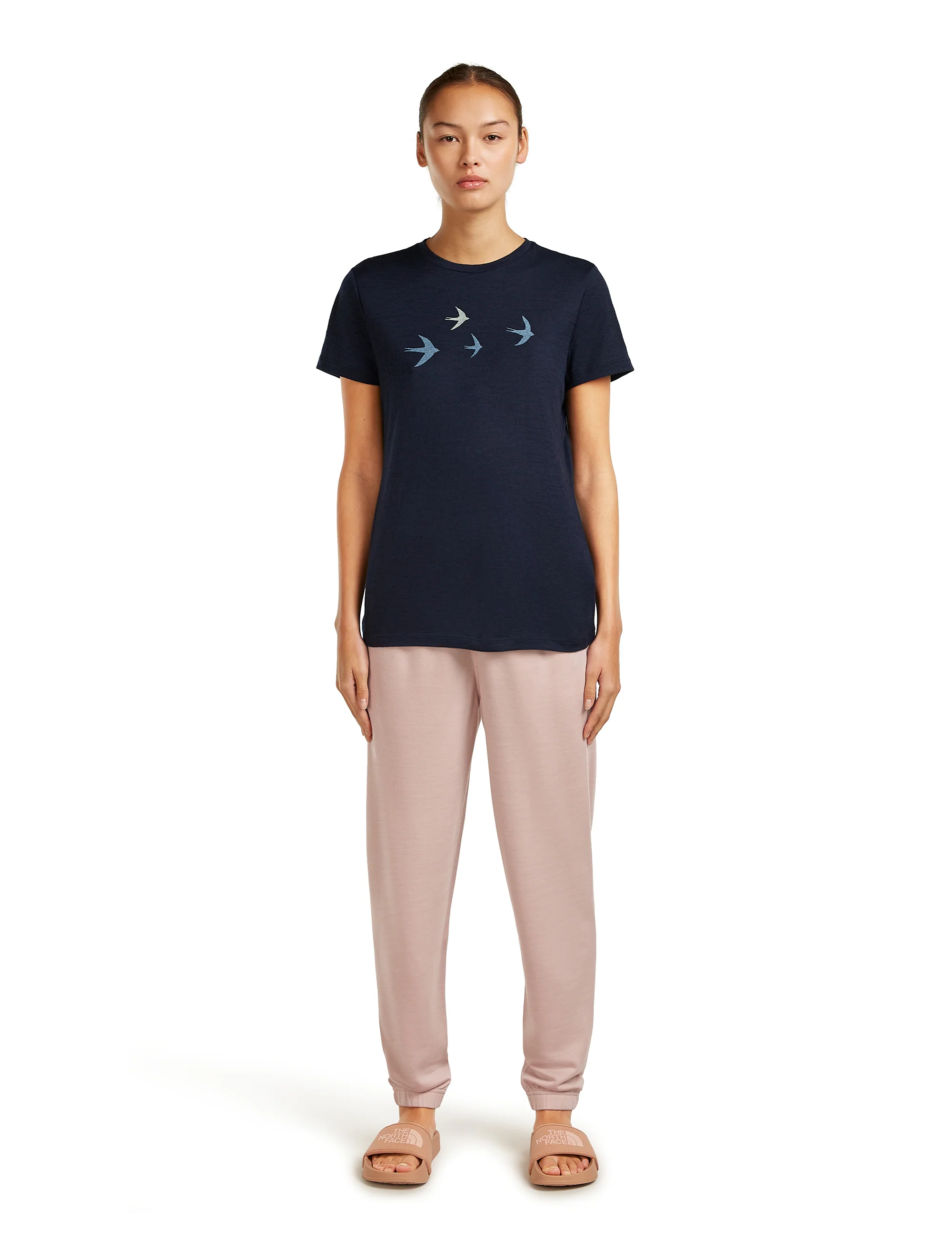 Women's 150 Tech Lite T-Shirt - Bird Transit / Navy - Image 5