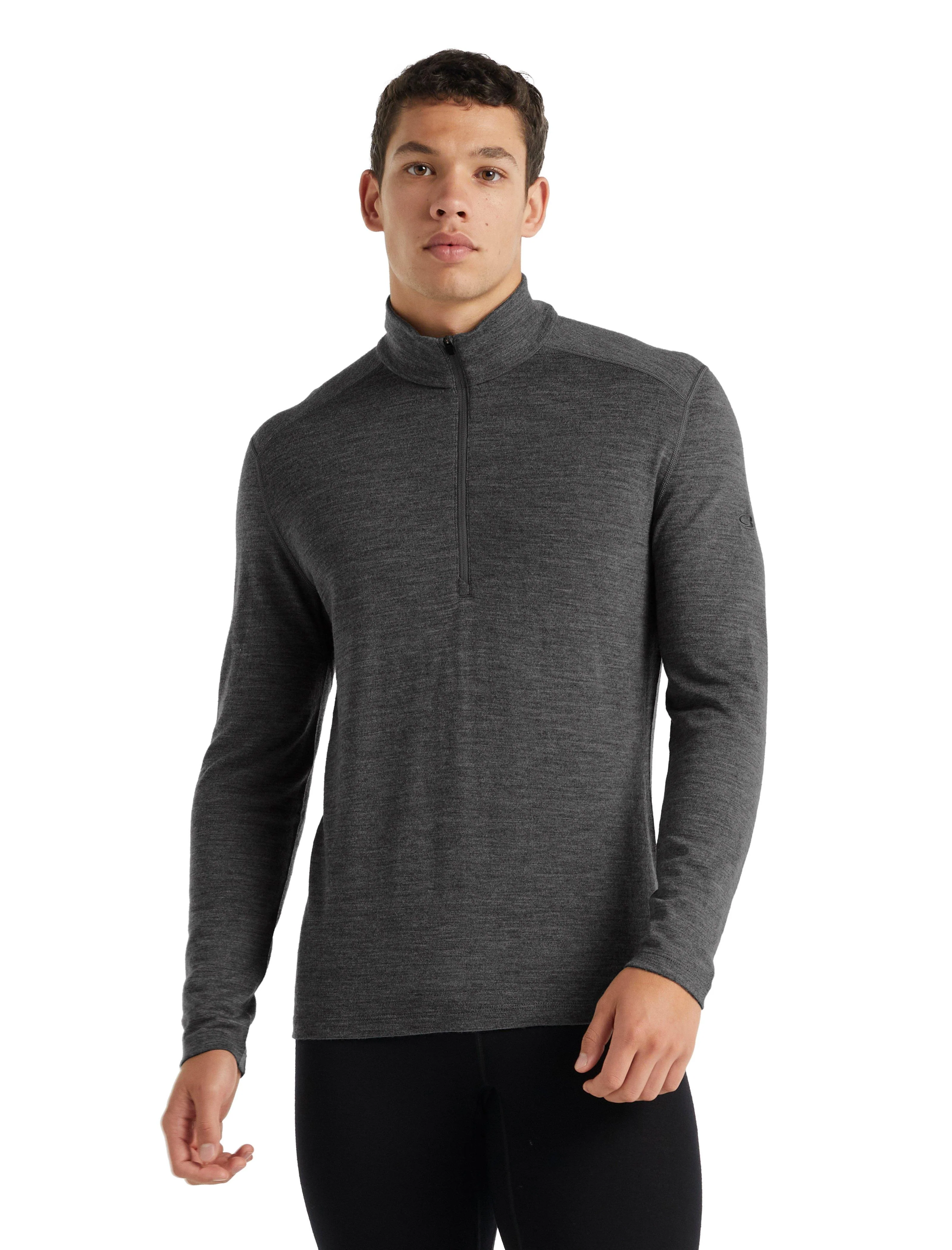 Men's Merino 260 Tech Long-Sleeve Half Zip Thermal Top - Grey - Image 2