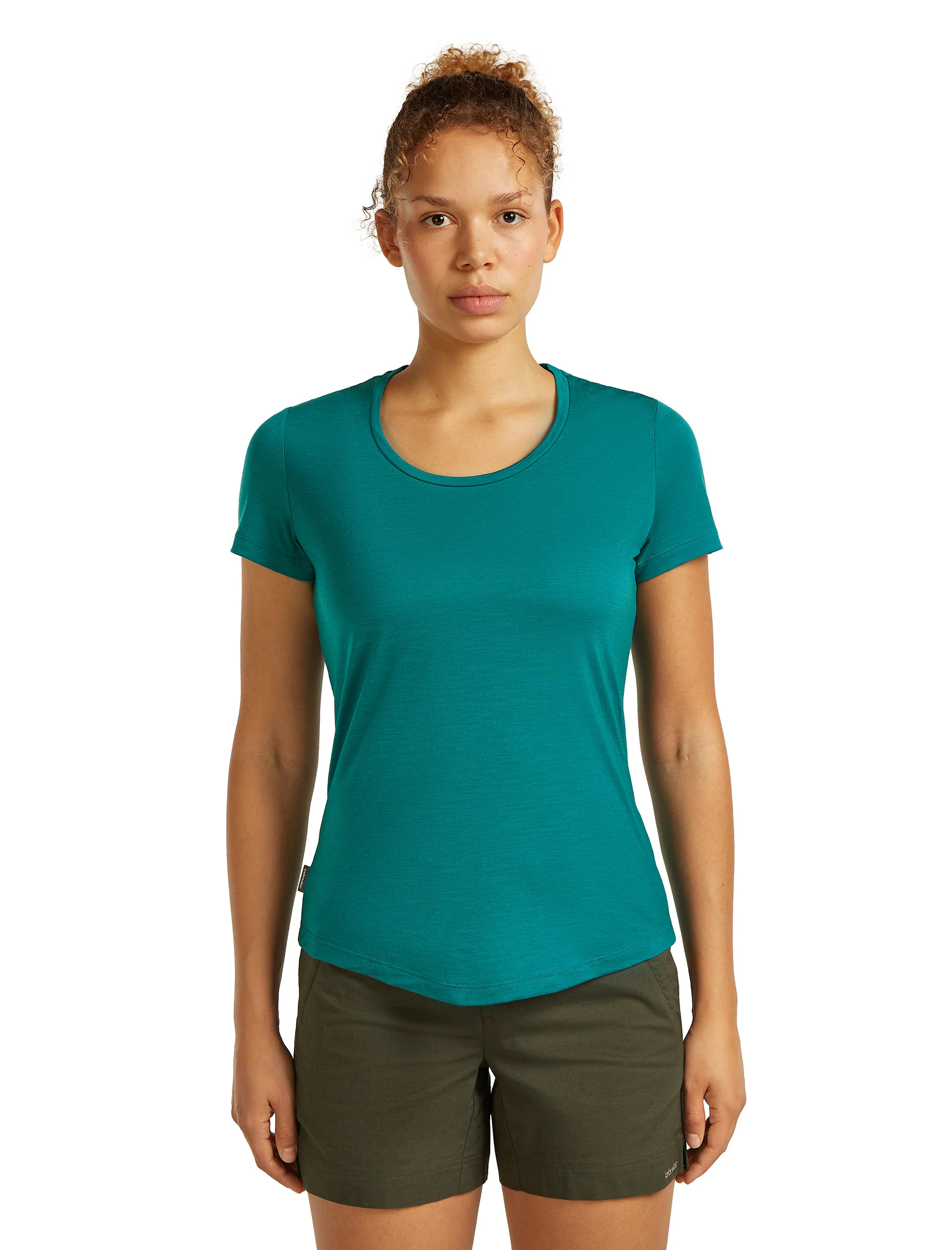 Women's Merino 125 Sphere Scoop T-Shirt - Green - Image 2