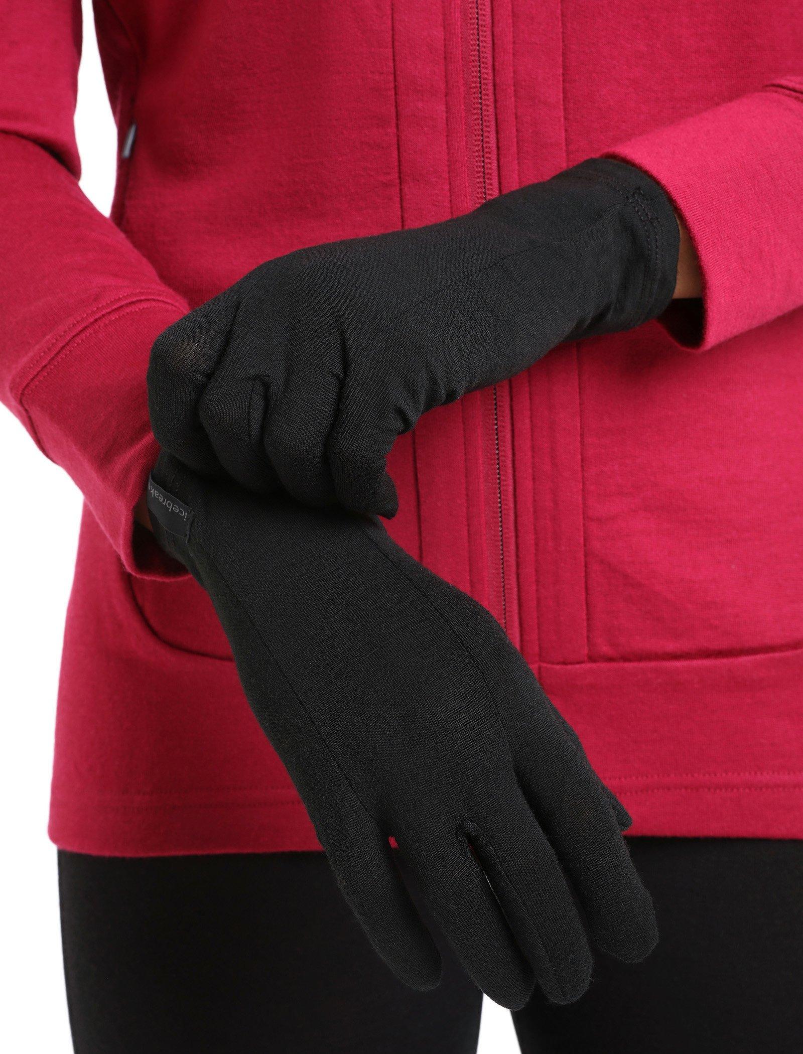 Unisex Oasis Glove Liners - Black - Image 2