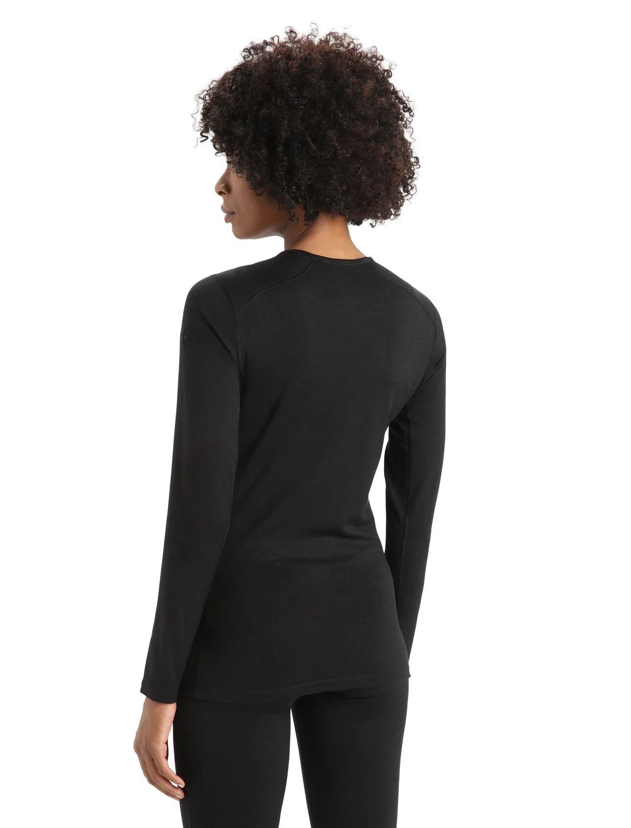 Women's Merino 200 Oasis Long Sleeve - Black - Image 3
