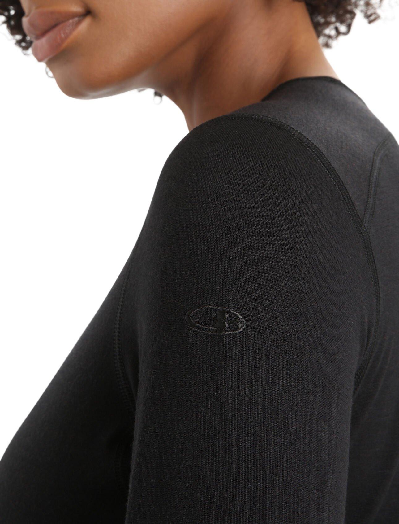 Women's Merino 200 Oasis Long Sleeve - Black - Image 5