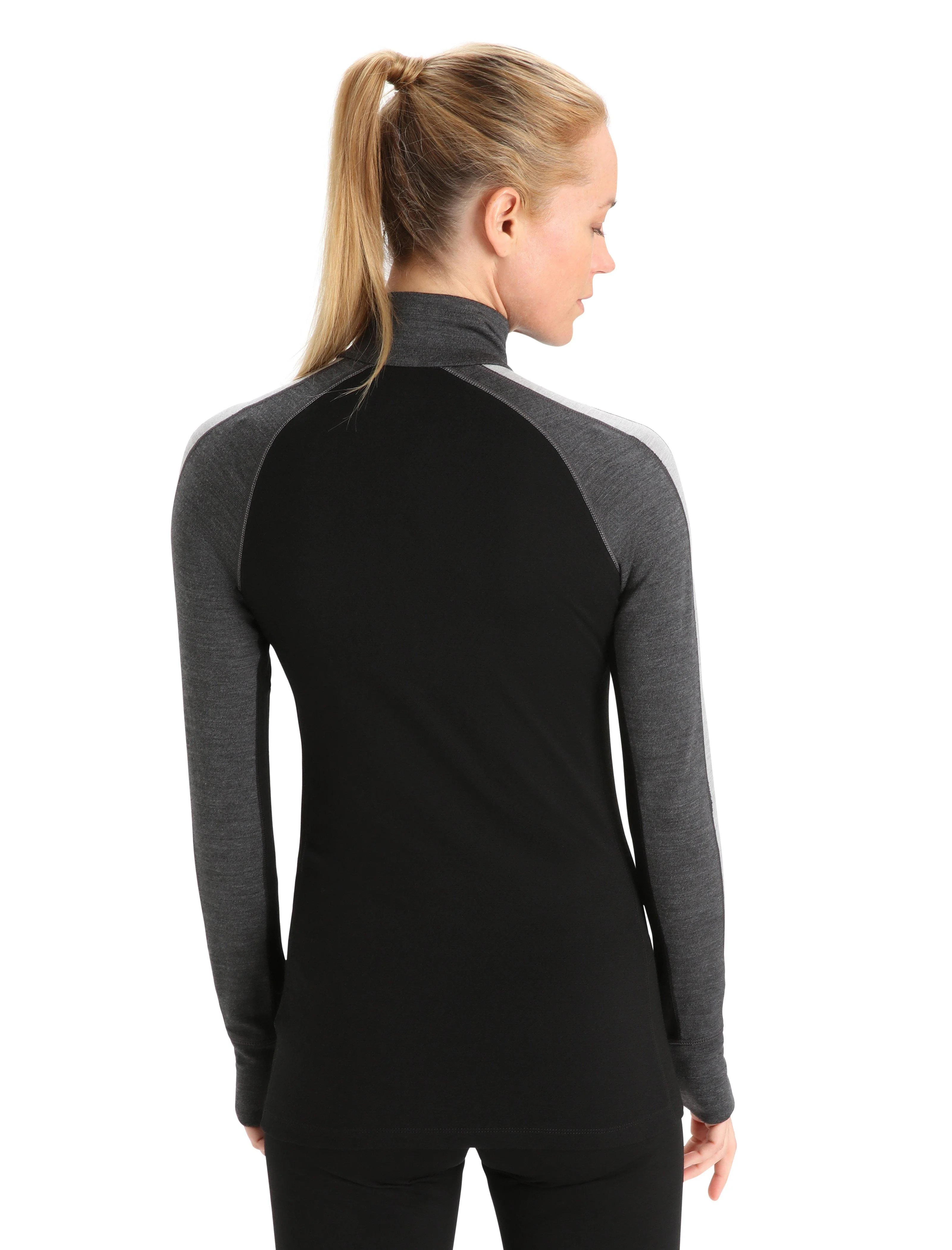 Women's 260 Zoneknit LS Half Zip - Grey - Image 3