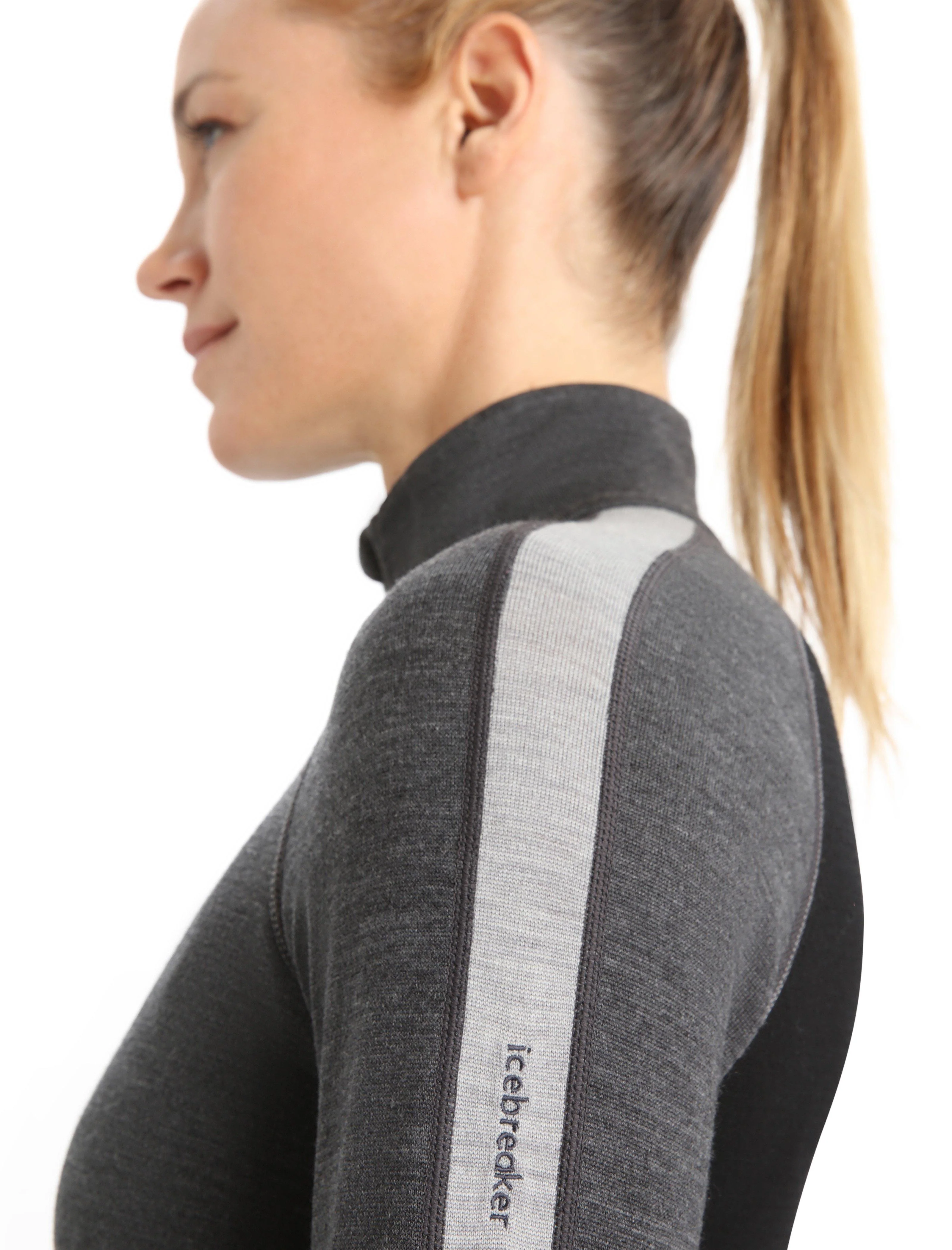 Women's 260 Zoneknit LS Half Zip - Grey - Image 5