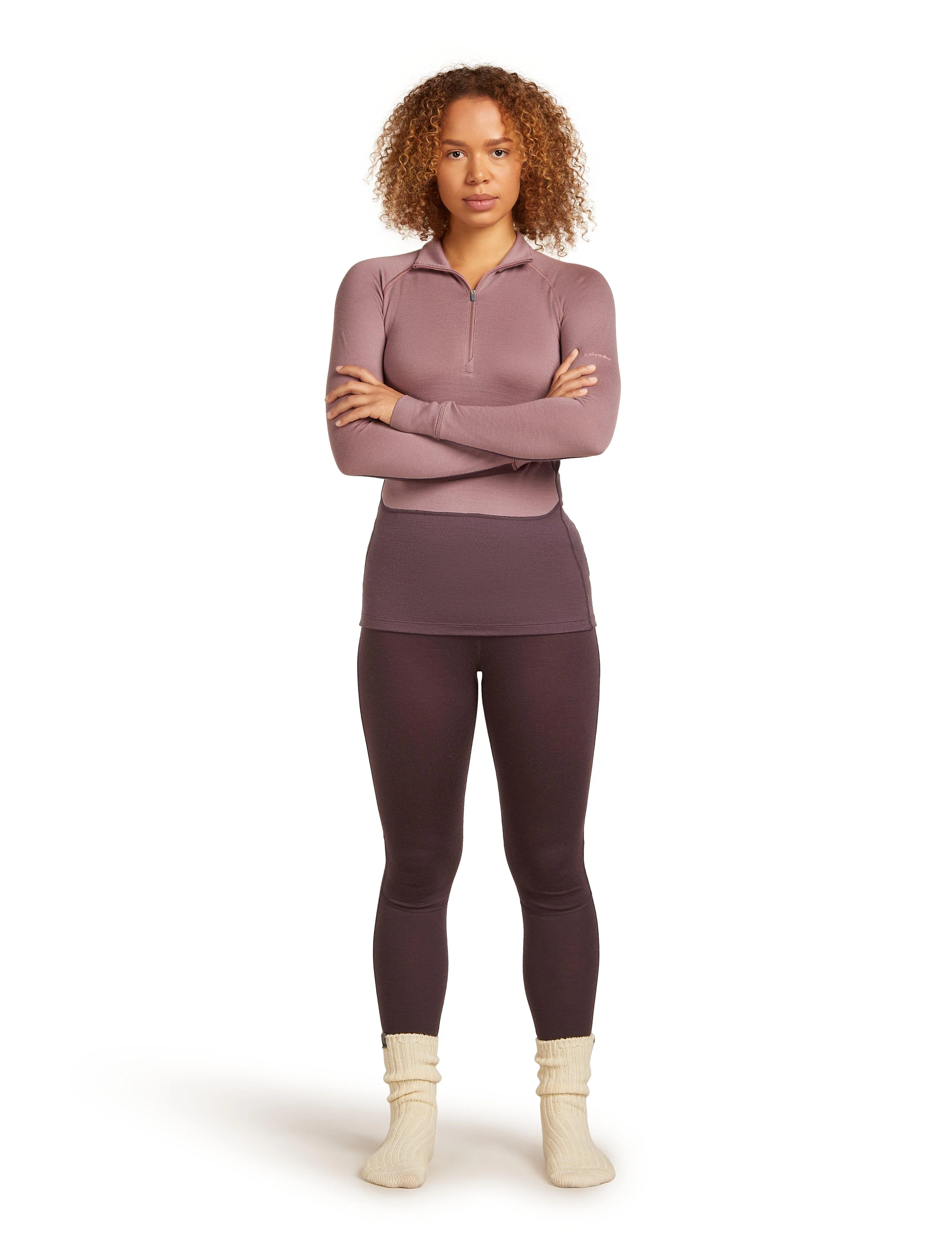 Women's 260 Zoneknit Long Sleeve Half Zip - Pink - Image 2