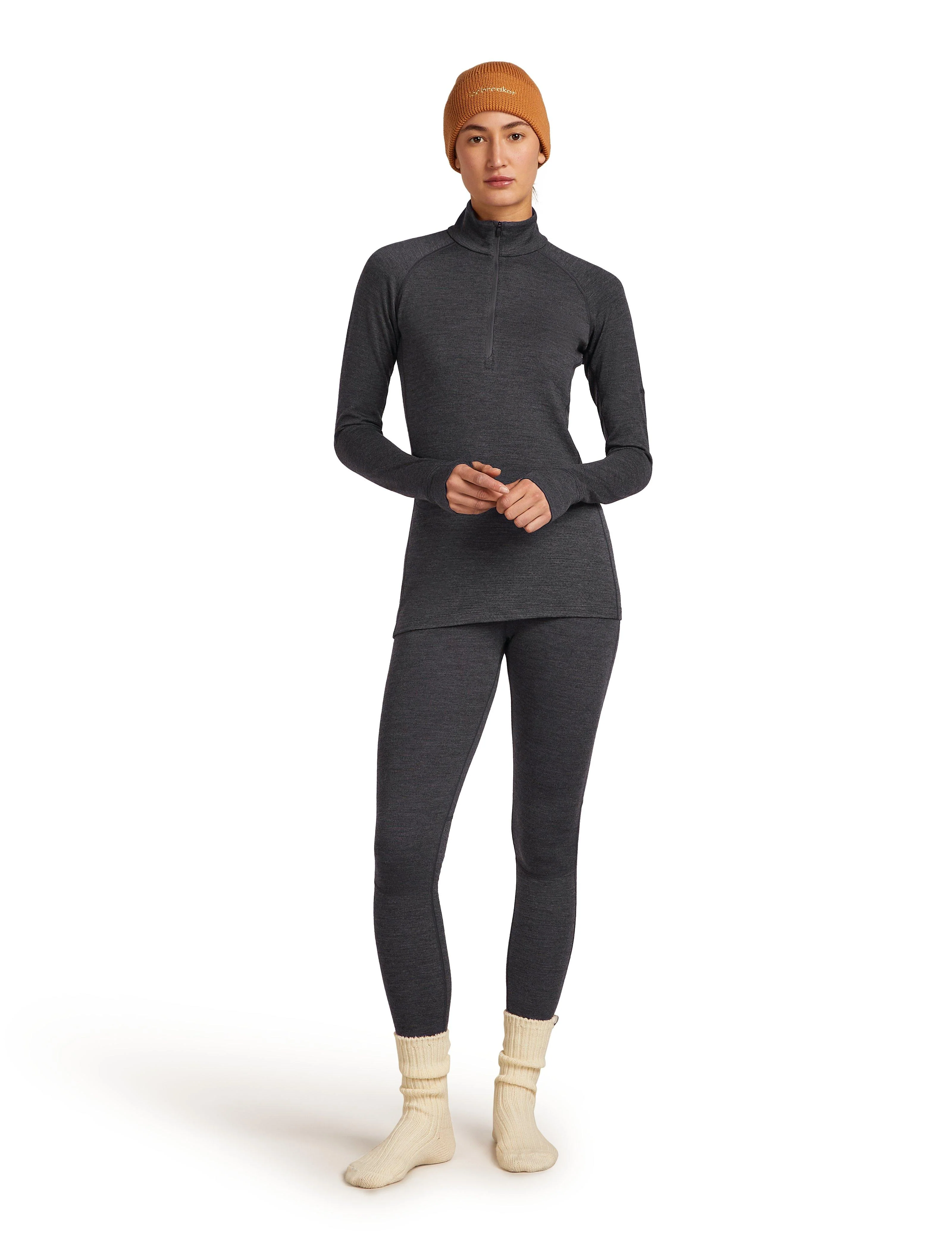 Women's 260 Zoneknit Long Sleeve Half Zip - Grey - Image 2