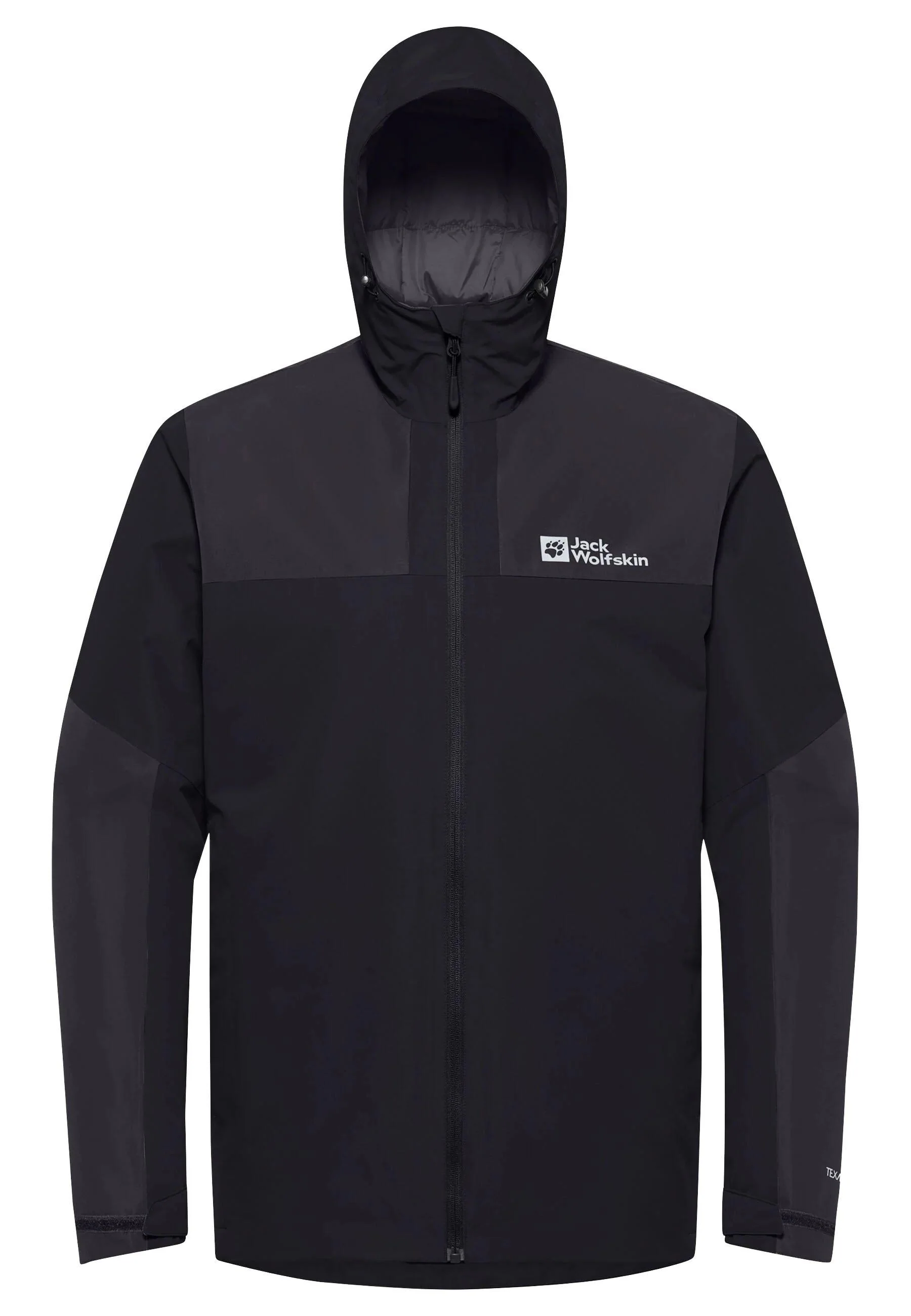 Men's Jasper Insulated Waterproof Jacket - Black - Image 3