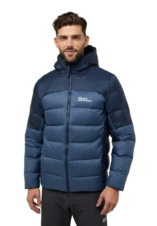 Men's Nebelhorn Down Hoody - Blue - Image 3