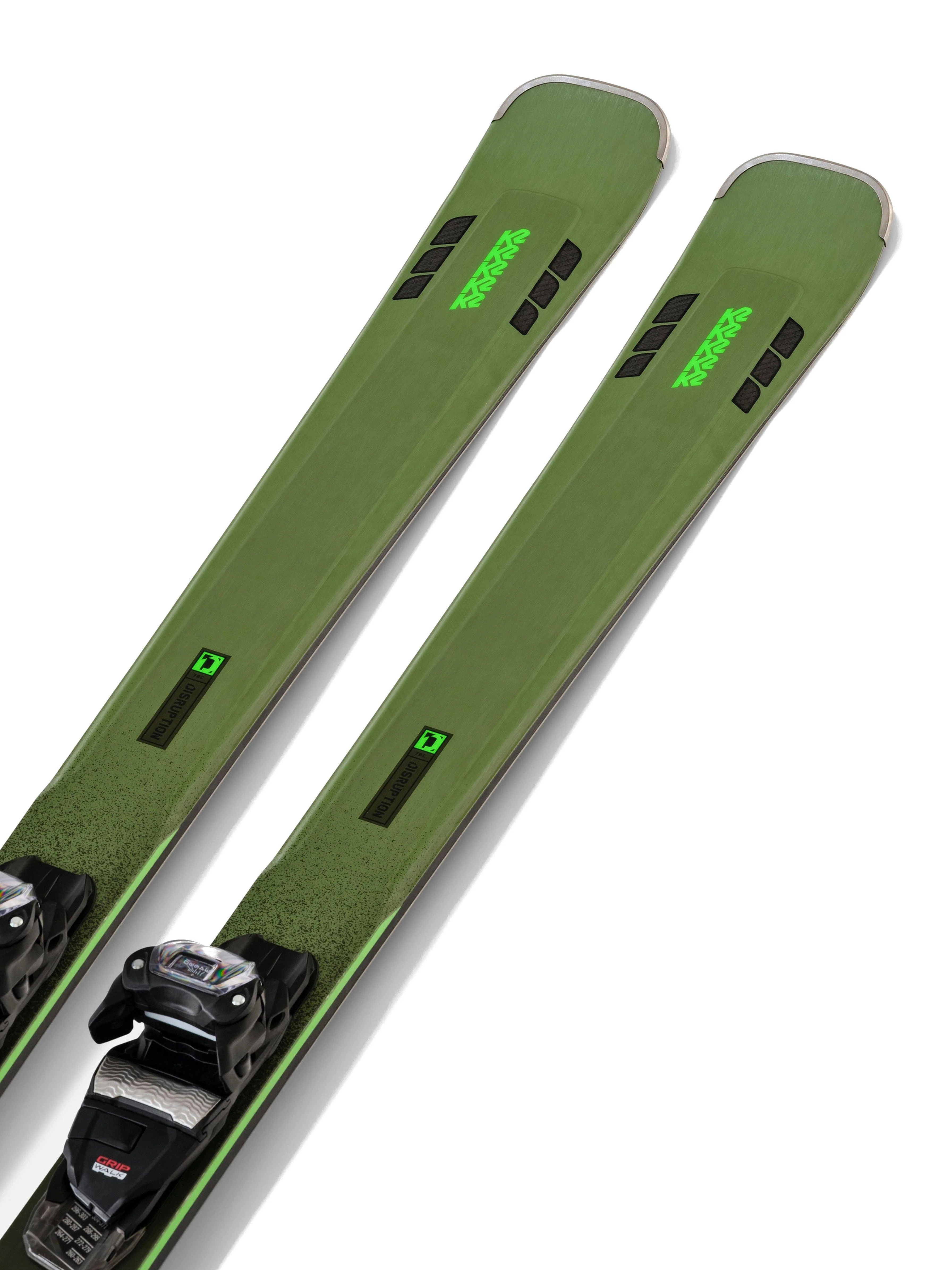 Men's Disruption 78C Skis + M3 11 Bindings - Green - Image 4