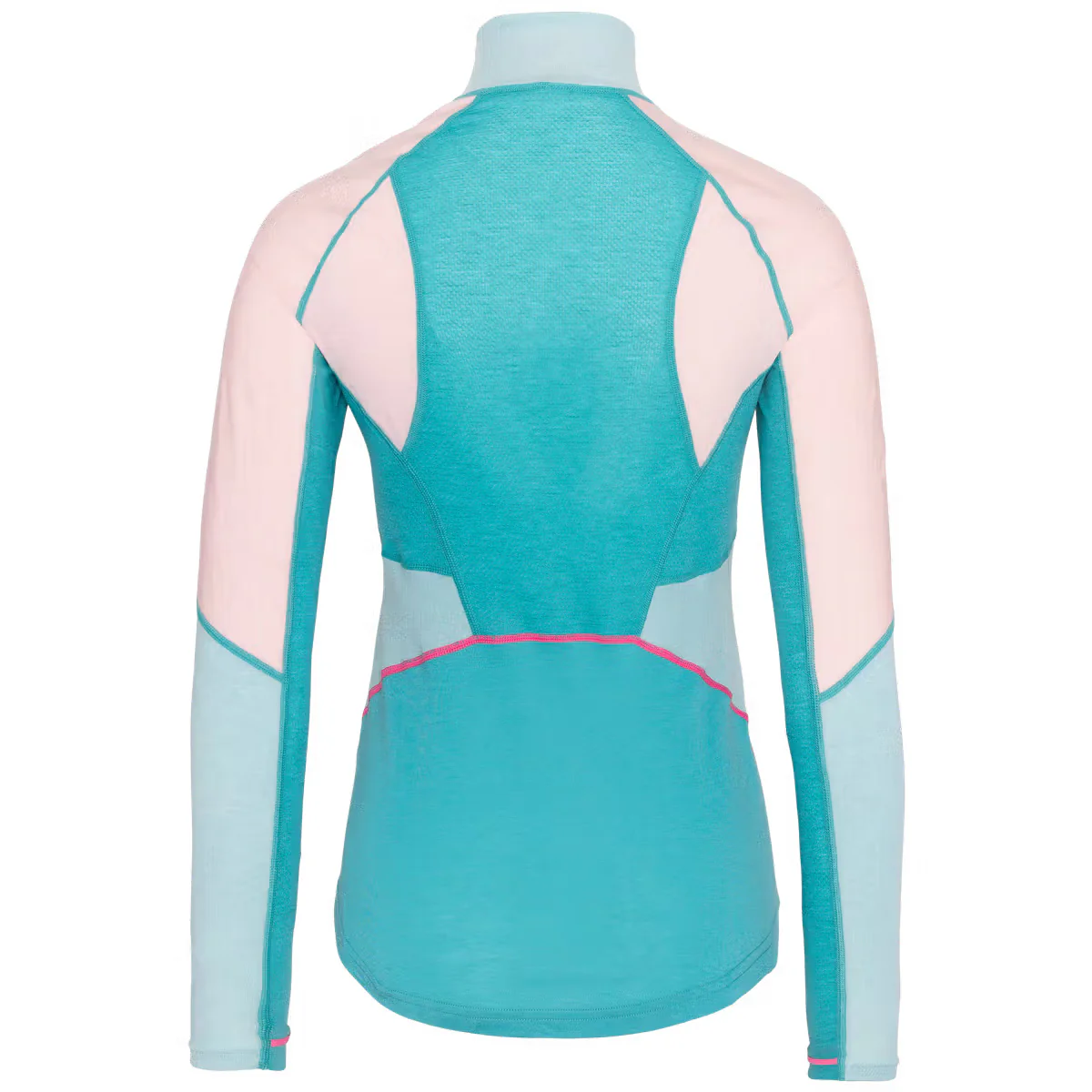 Women's Alma 1/2 Zip Base Layer Top - Blue - Image 2