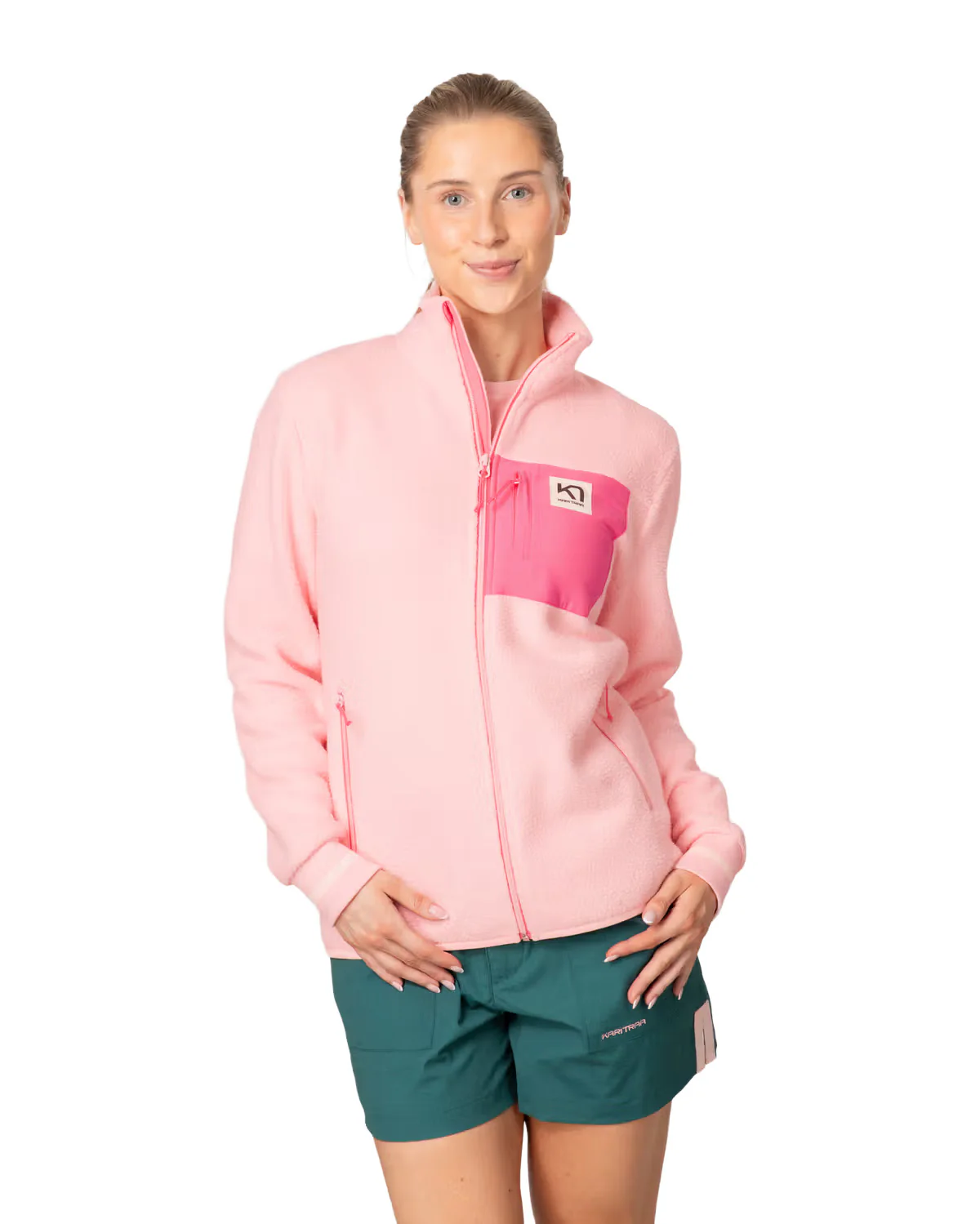 Women's Rothe Full Zip Fleece - Pink - Image 3