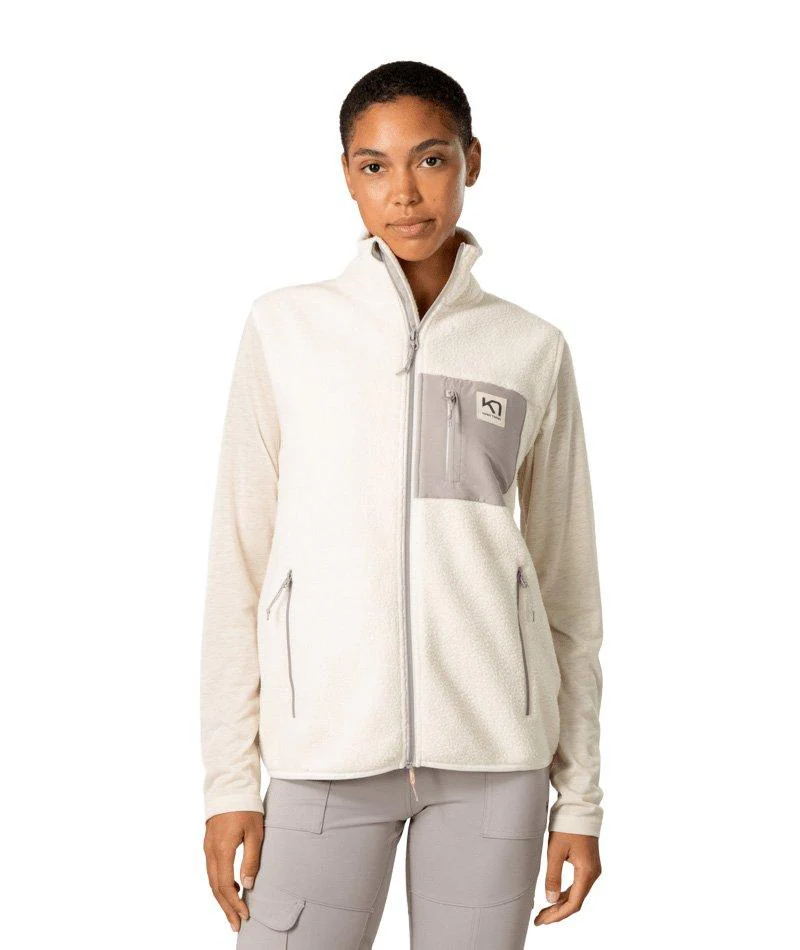 Women's Rothe Fleece Vest - Cream - Image 3