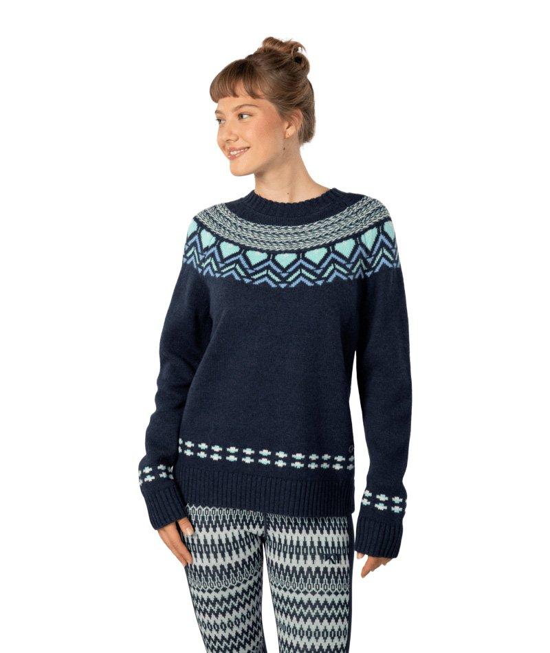 Women's Sundve Knit Sweater - Navy - Image 3