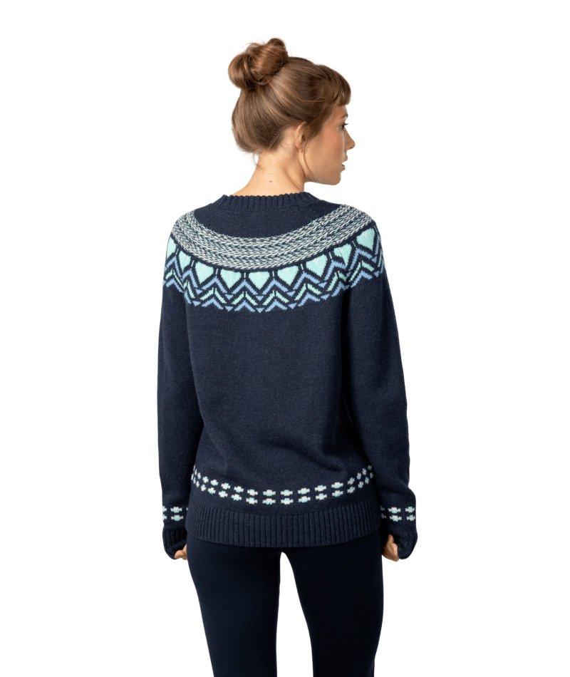 Women's Sundve Knit Sweater - Navy - Image 4
