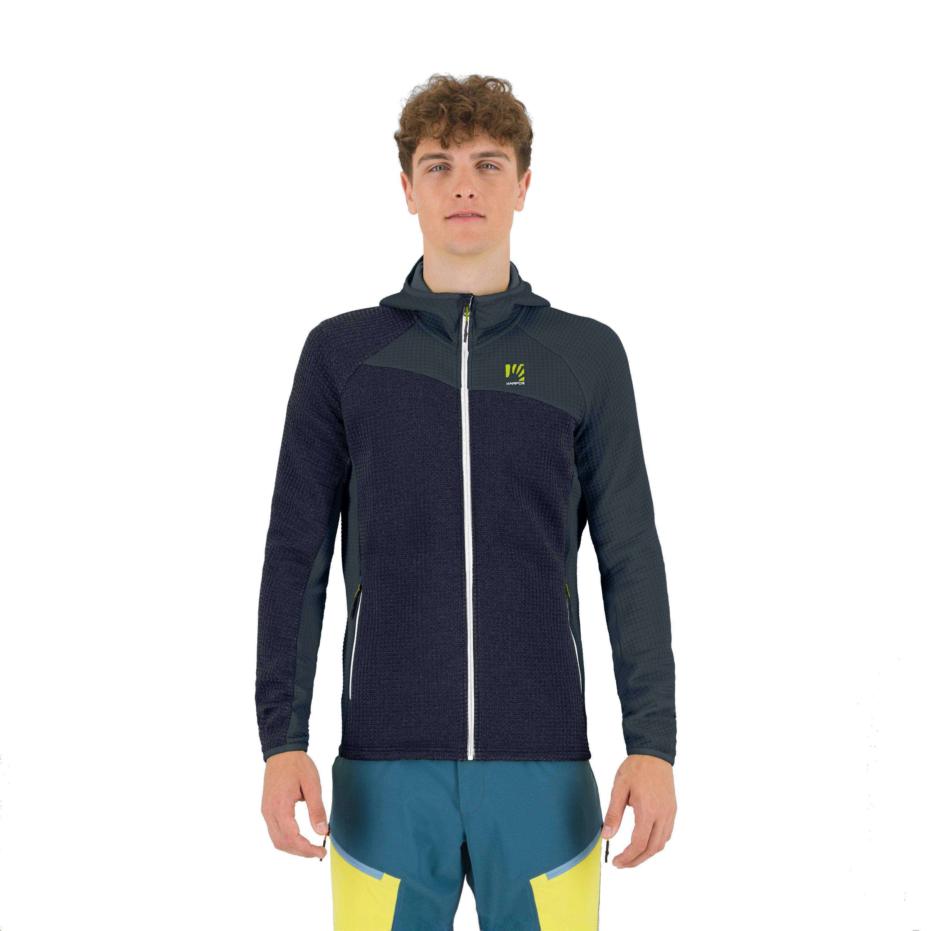 Men's Averau Full Zip Hoodie Fleece - Navy - Image 3