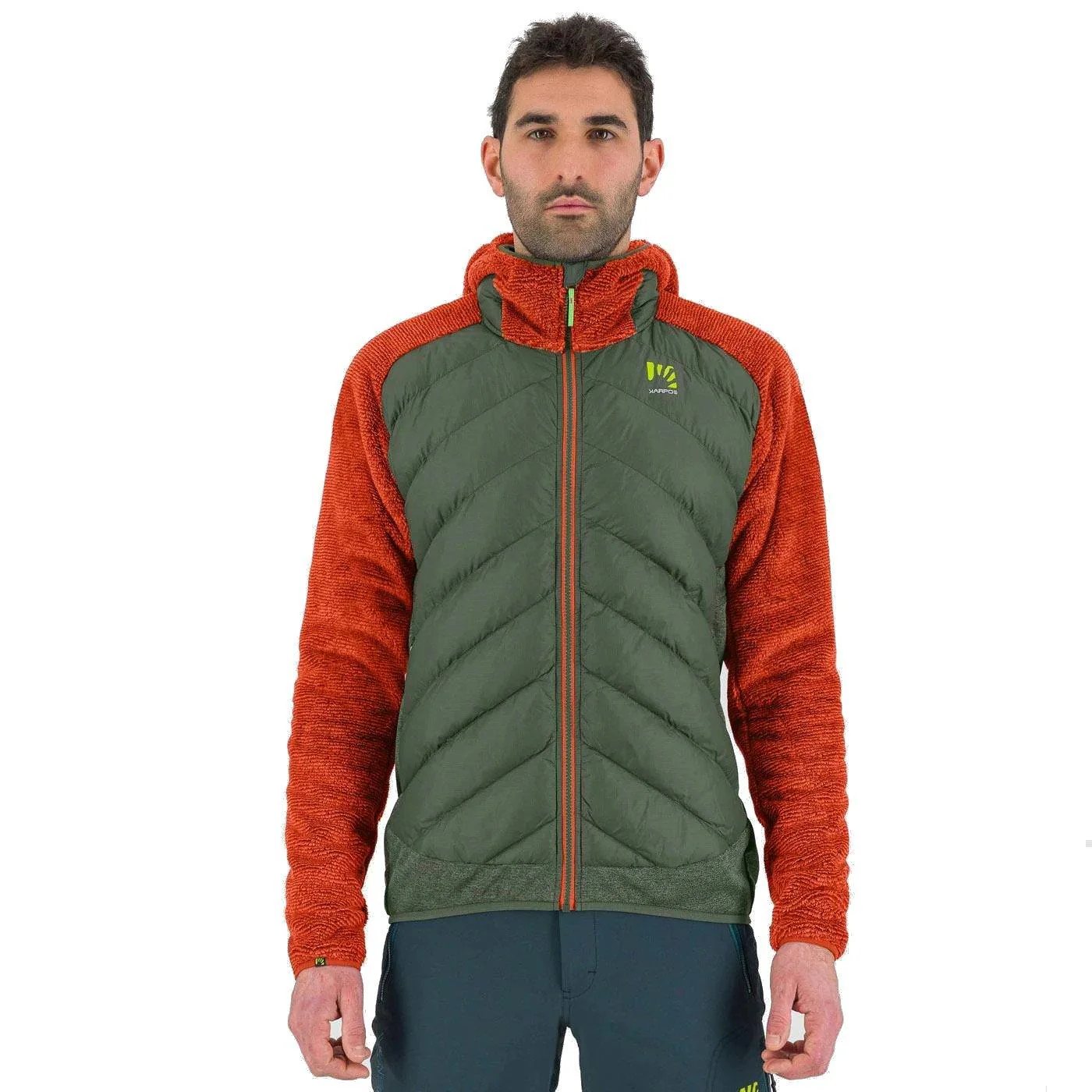 Men's Marmarole Jacket - Green/Orange - Image 3